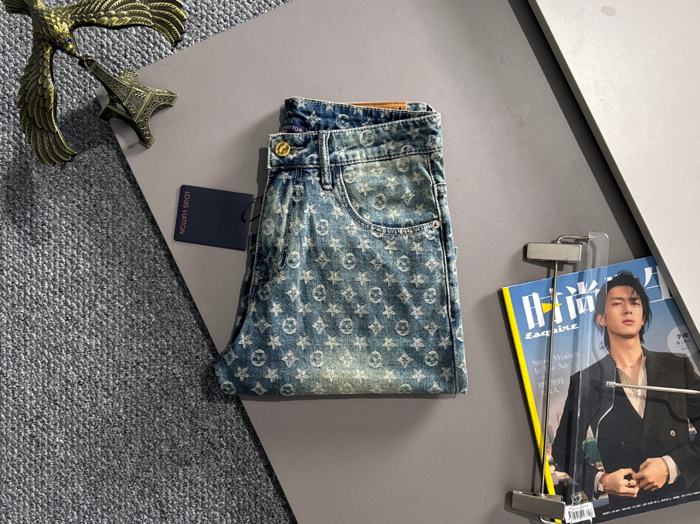 Louis Vuitton LV2026春夏新品牛仔裤牛仔短裤 采用进口客供日本Denim平纹棉质牛仔面料梭织生产