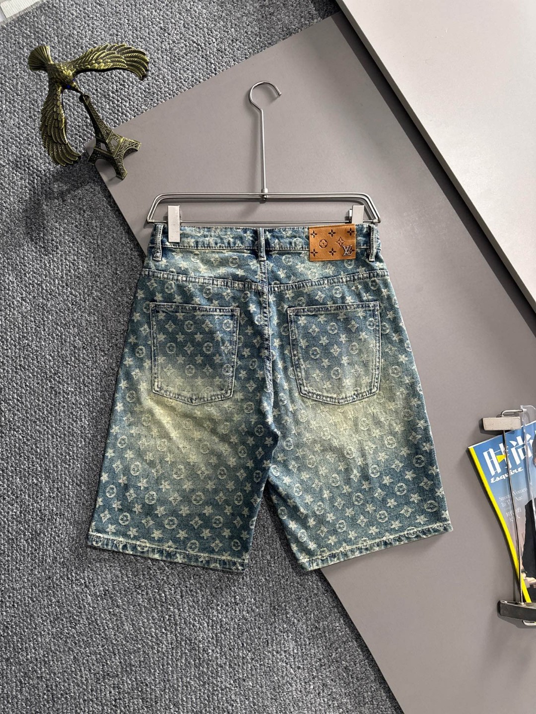 Louis Vuitton LV2026春夏新品牛仔裤牛仔短裤 采用进口客供日本Denim平纹棉质牛仔面料梭织生产