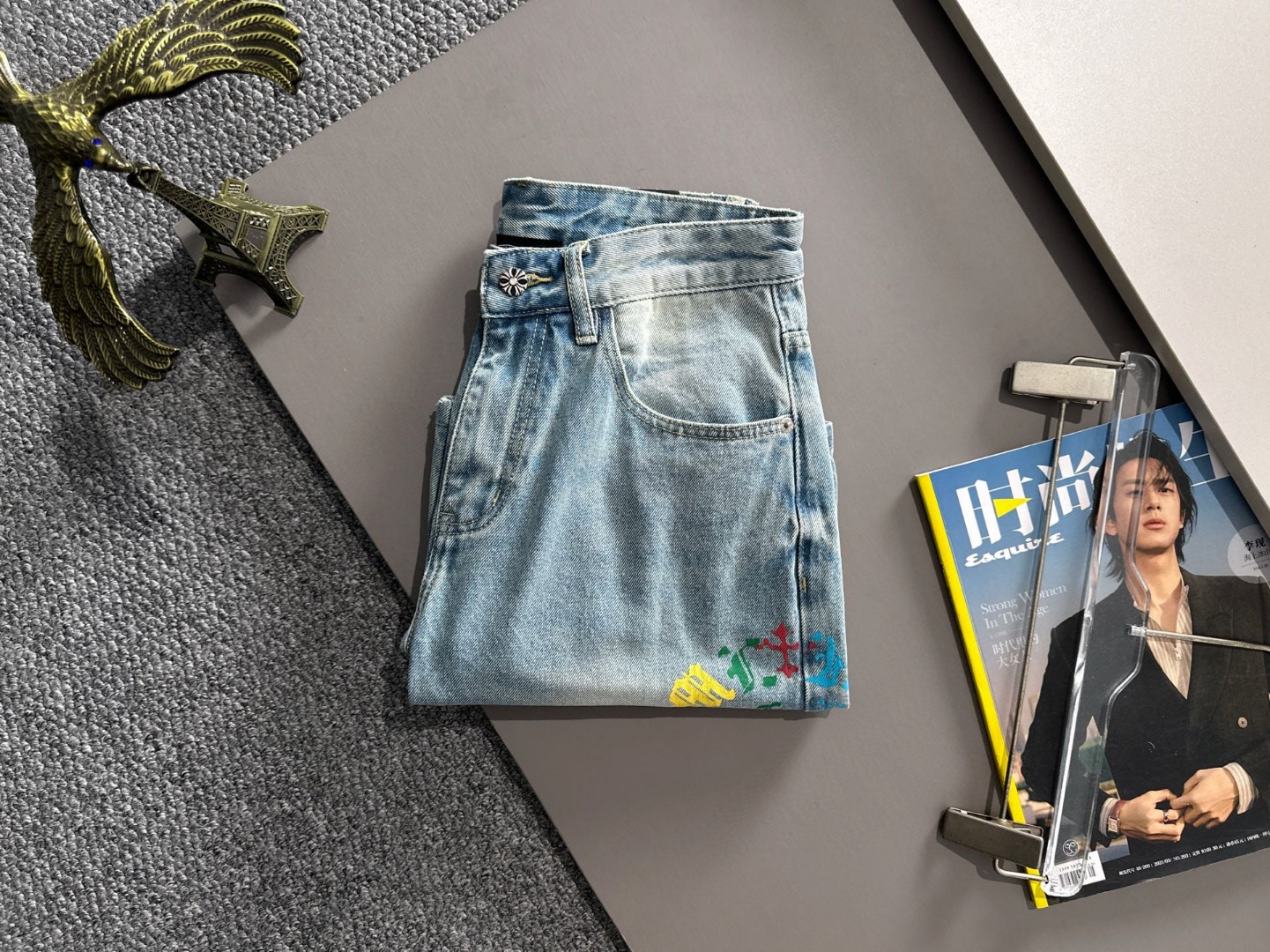 Chrome Hearts 克罗心2026春夏新品牛仔裤牛仔短裤 采用进口客供日本Denim平纹棉质牛仔面料梭织生产