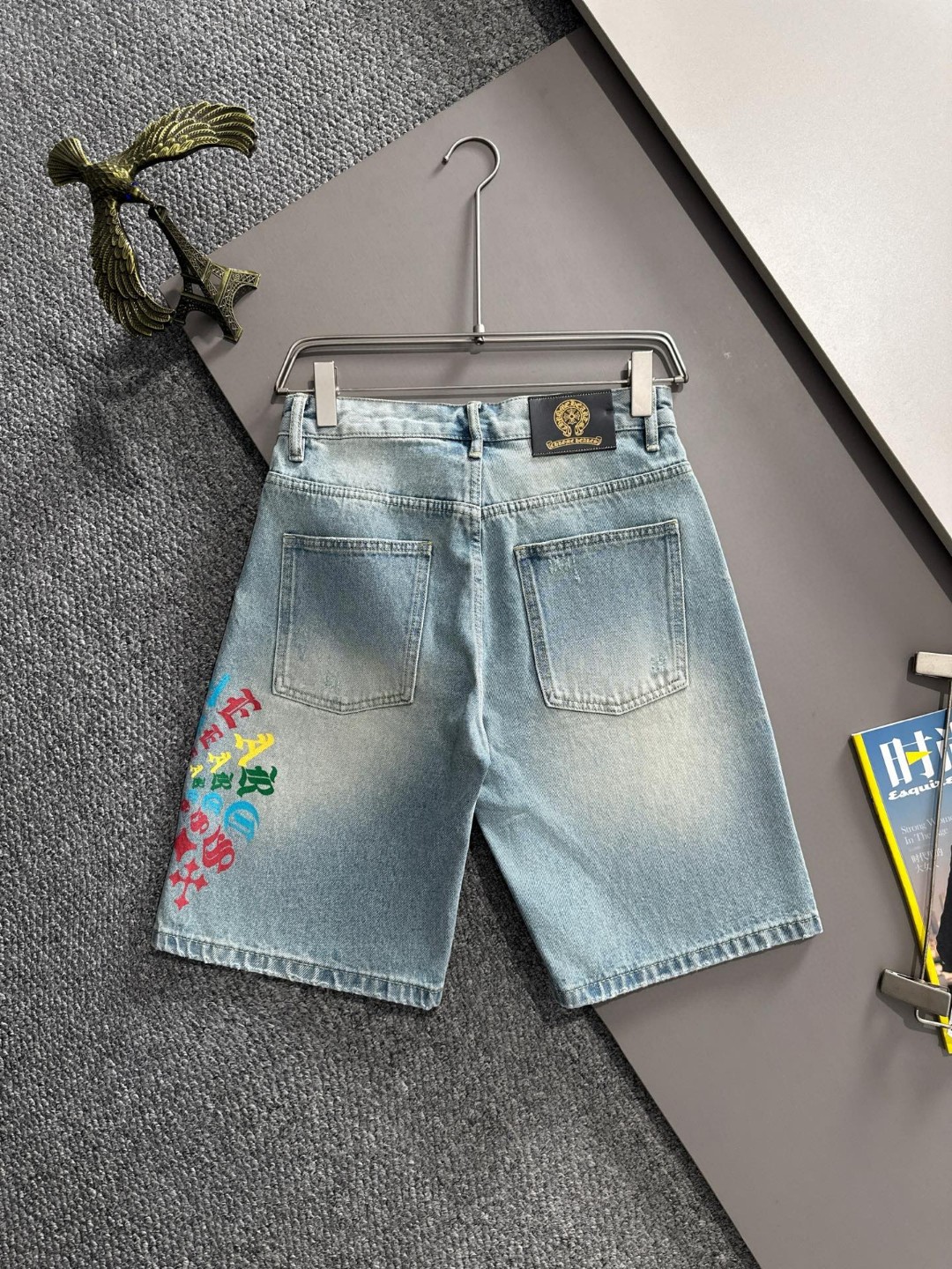Chrome Hearts 克罗心2026春夏新品牛仔裤牛仔短裤 采用进口客供日本Denim平纹棉质牛仔面料梭织生产