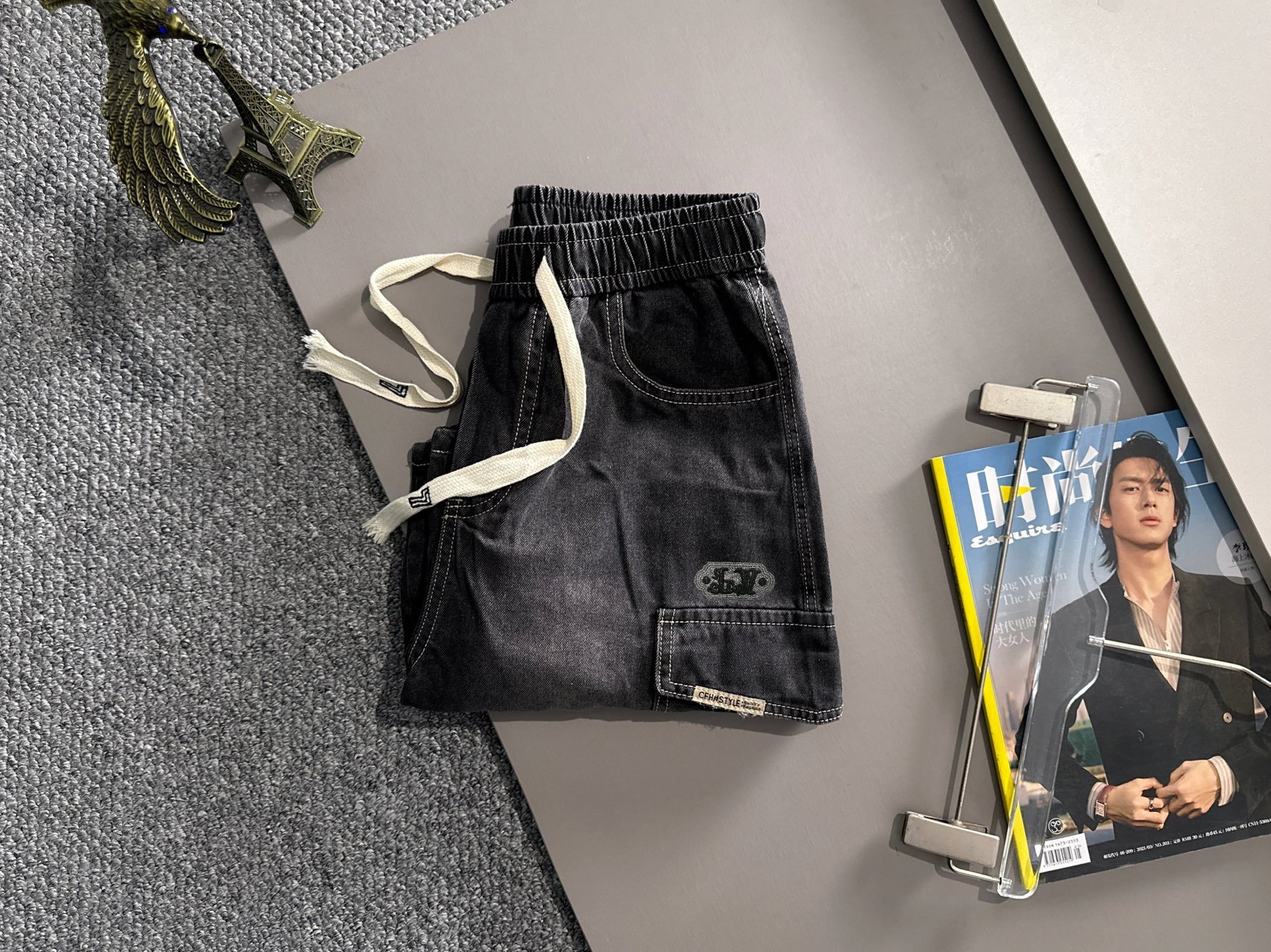 Louis Vuitton LV2026春夏新品牛仔裤牛仔短裤 采用进口客供日本Denim平纹棉质牛仔面料梭织生产