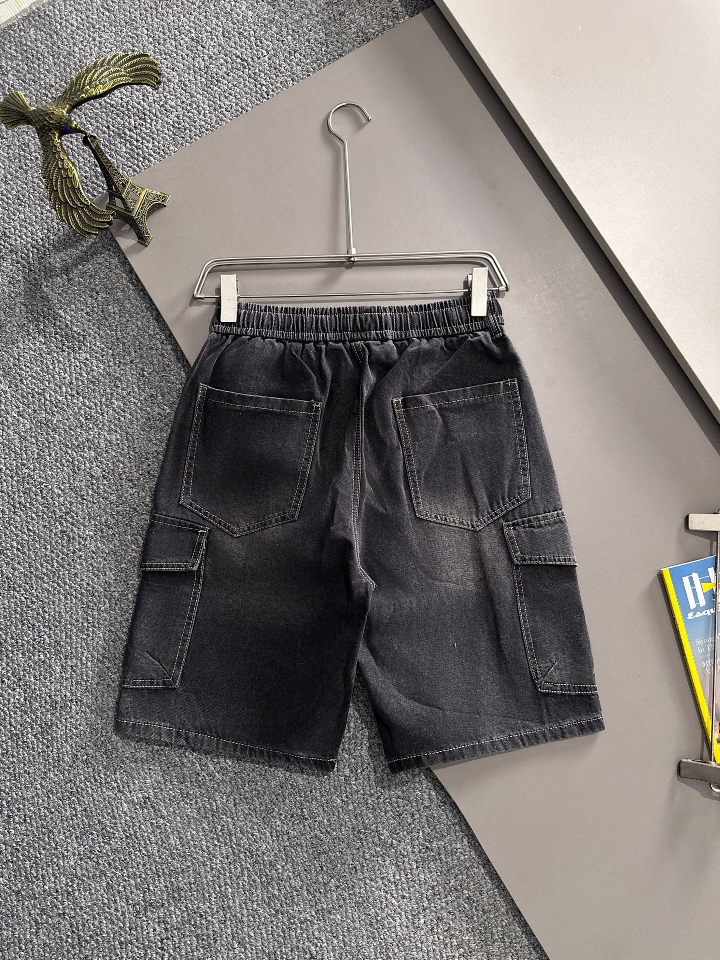 Louis Vuitton LV2026夏季新品牛仔裤牛仔短裤 采用进口客供日本Denim平纹棉质牛仔面料梭织生产