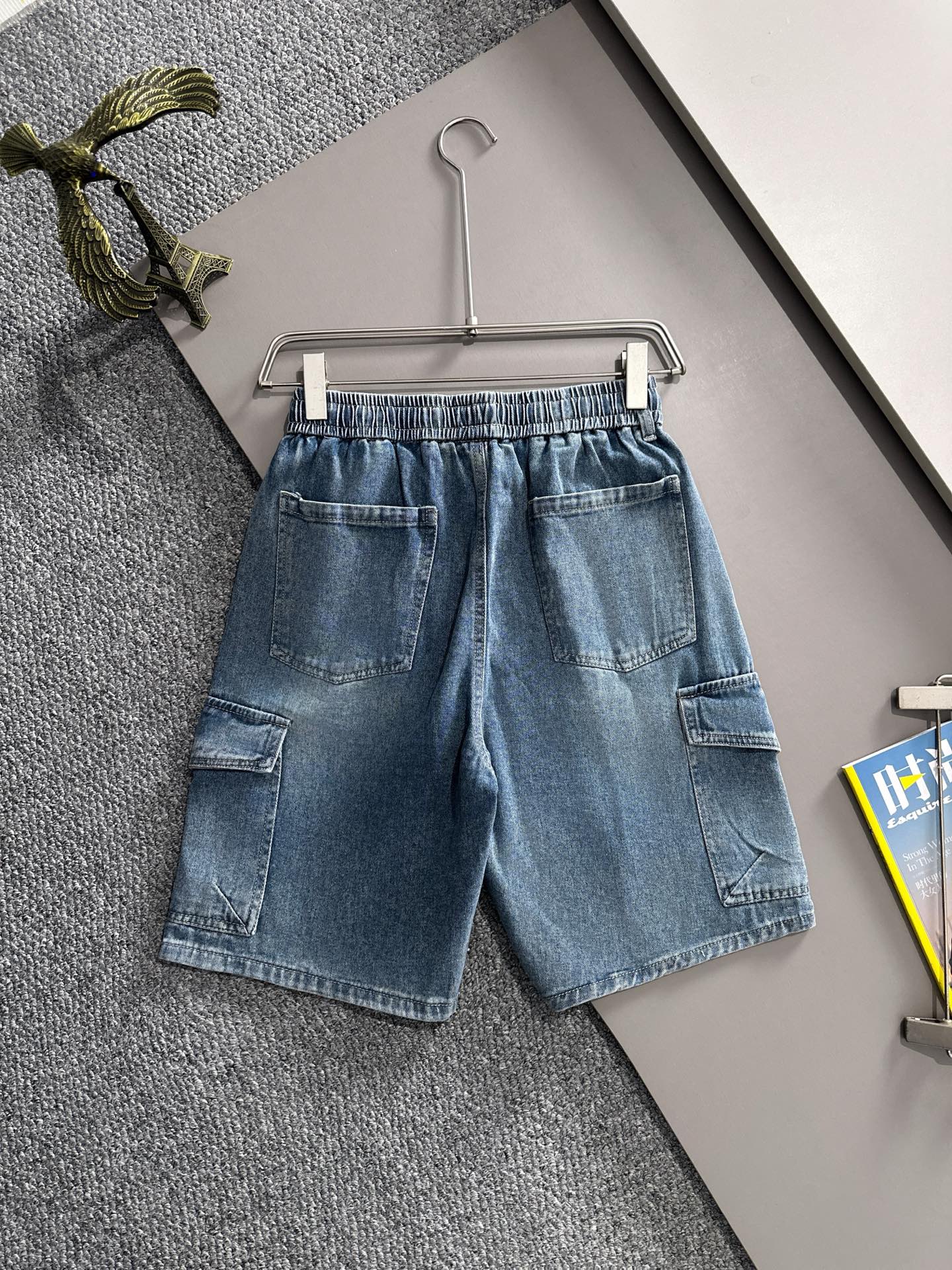 Louis Vuitton LV2026夏季新品牛仔裤牛仔短裤 采用进口客供日本Denim平纹棉质牛仔面料梭织生产