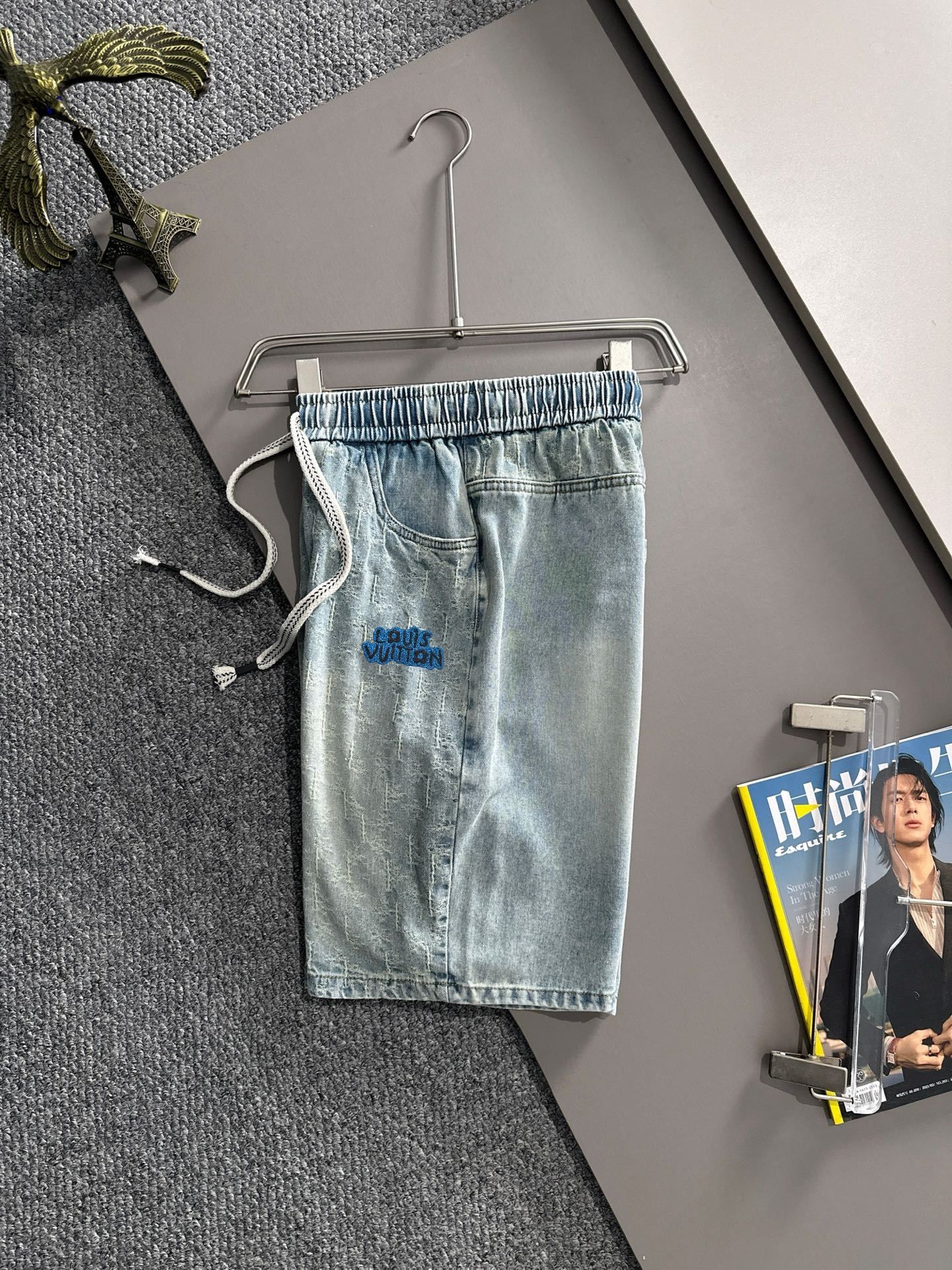 Louis Vuitton LV2026春夏新品牛仔裤牛仔短裤 采用进口客供日本Denim平纹棉质牛仔面料梭织生产