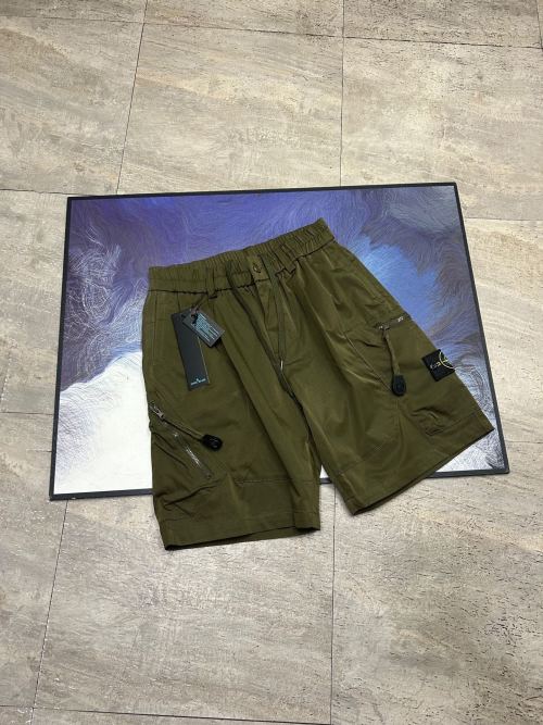 Stone Island Men's Cargo Shorts - Multi-Pocket Design, Summer Style 1 Stone Island Men's Cargo Shorts - Multi-Pocket Design, Summer Style