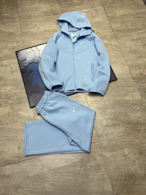 Nike x Drake NOCTA Tech Fleece Hoodie and Pants Set - Sky Blue 1 Nike x Drake NOCTA Tech Fleece Hoodie and Pants Set - Sky Blue