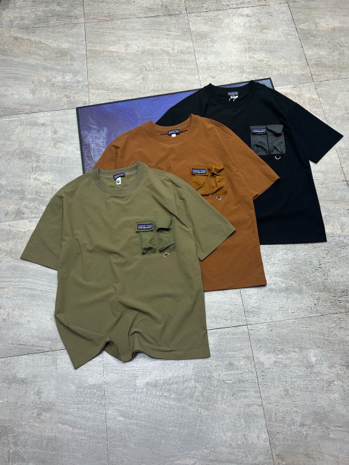 Patagonia Men's Short Sleeve Tech Tee with Pocket - Quick-Dry Fabric 1 Patagonia Men's Short Sleeve Tech Tee with Pocket - Quick-Dry Fabric