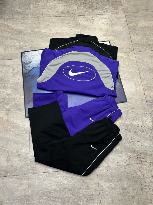 Nike x Supreme SS25 Tracksuit - Embroidered Logo Jacket & Pants Set 1 Nike x Supreme SS25 Tracksuit - Embroidered Logo Jacket & Pants Set
