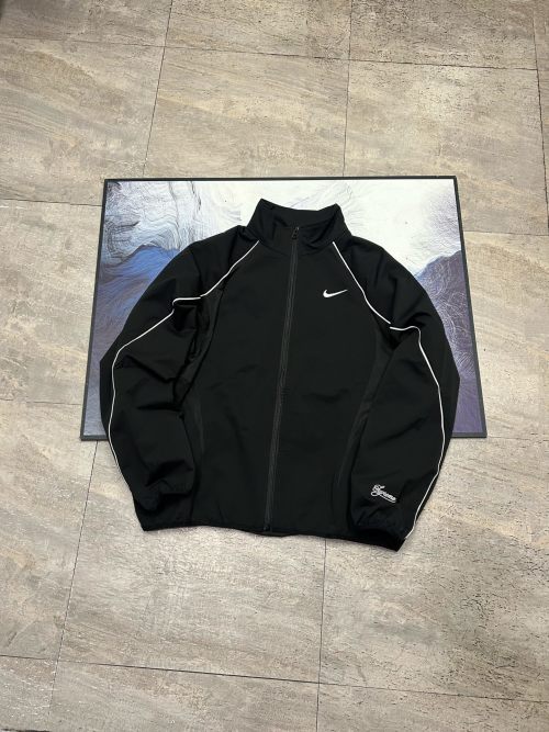 Supreme x Nike SS25 Track Jacket - Embroidered Logo, Zip Closure, Unisex 1 Supreme x Nike SS25 Track Jacket - Embroidered Logo, Zip Closure, Unisex