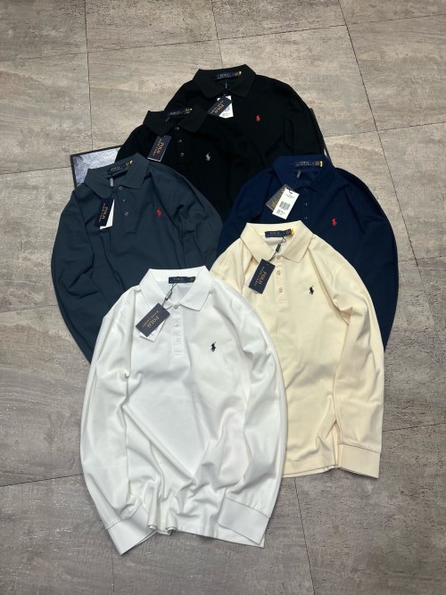 Ralph Lauren Men's Classic-Fit Long Sleeve Polo Shirt | Pony Logo 1 Ralph Lauren Men's Classic-Fit Long Sleeve Polo Shirt | Pony Logo