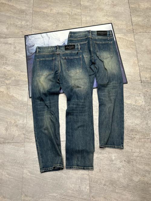 Designer Slim Fit Denim Jeans with Heavy Wash and Logo Detail, Sizes 28-38 1 Designer Slim Fit Denim Jeans with Heavy Wash and Logo Detail, Sizes 28-38