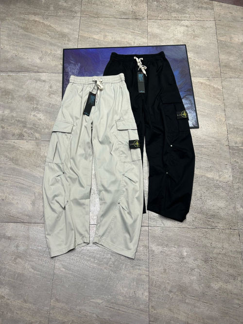 Stone Island Men's Cargo Pants Slim Fit Casual Lightweight Trousers 1 Stone Island Men's Cargo Pants Slim Fit Casual Lightweight Trousers