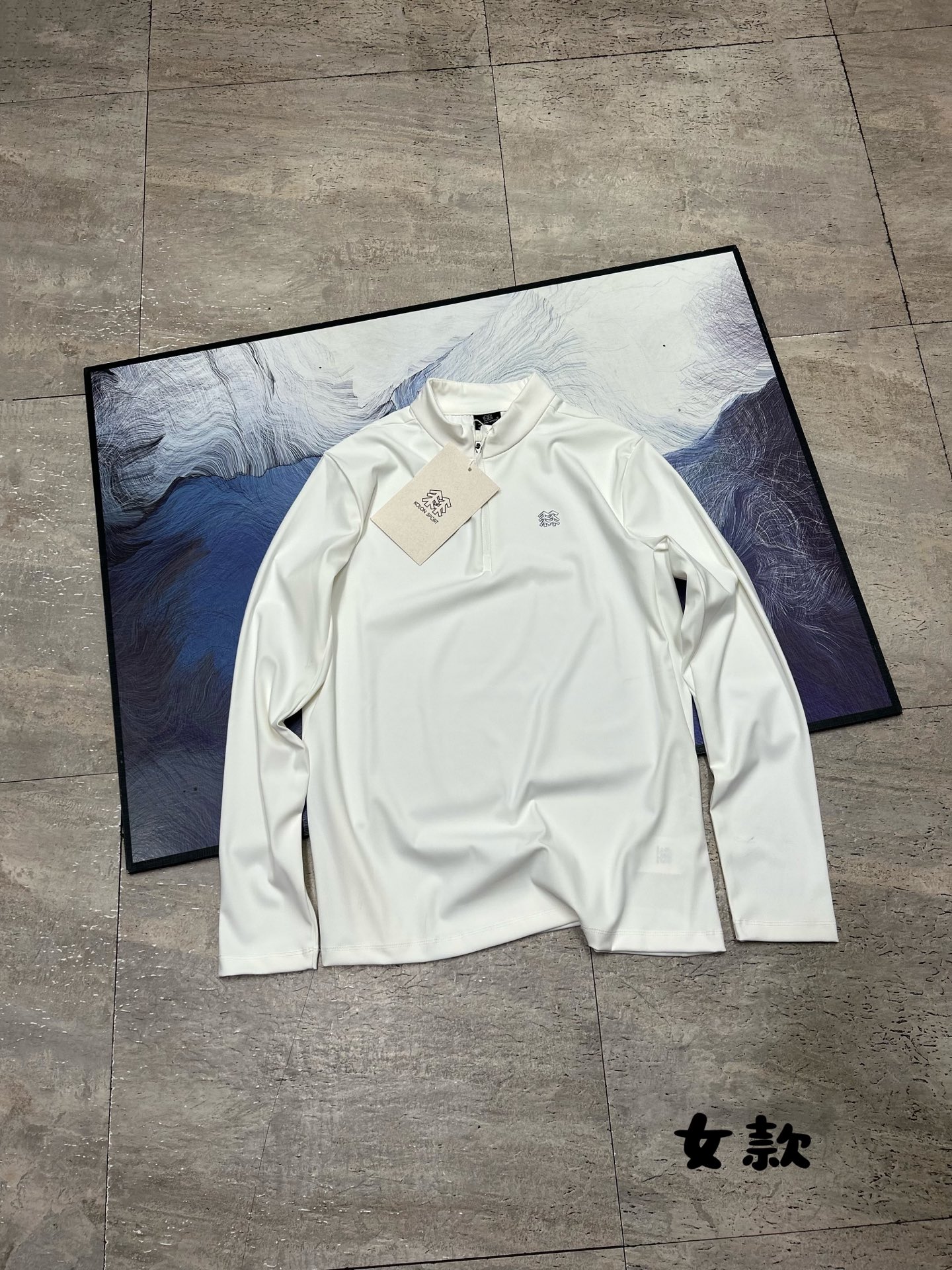 KOLON SPORT Women's Slim Fit Quick-Dry Long Sleeve Athletic T-Shirt