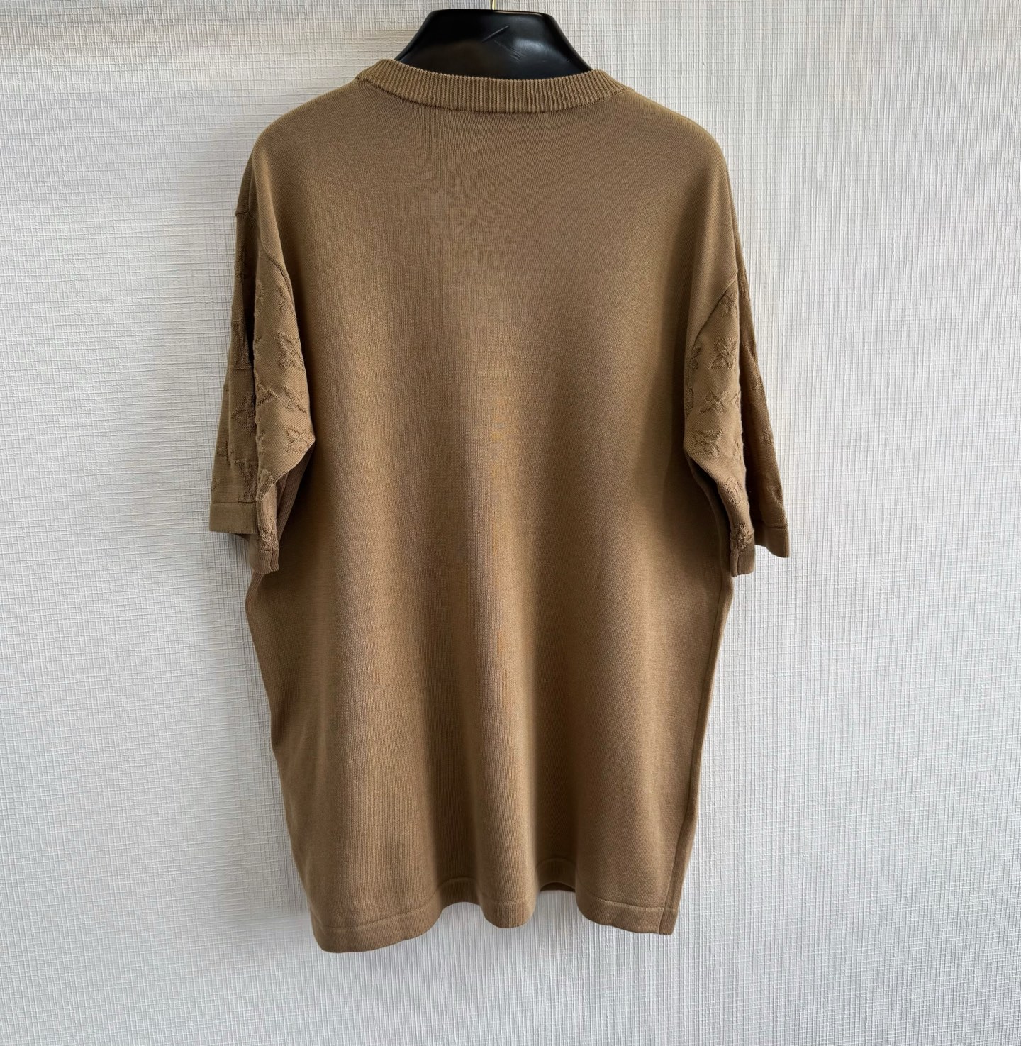 Louis Vuitton Brown Monogram Jacquard Crewneck Cotton T-Shirt - Relaxed Fit 3 i1746508980904 409 0 2