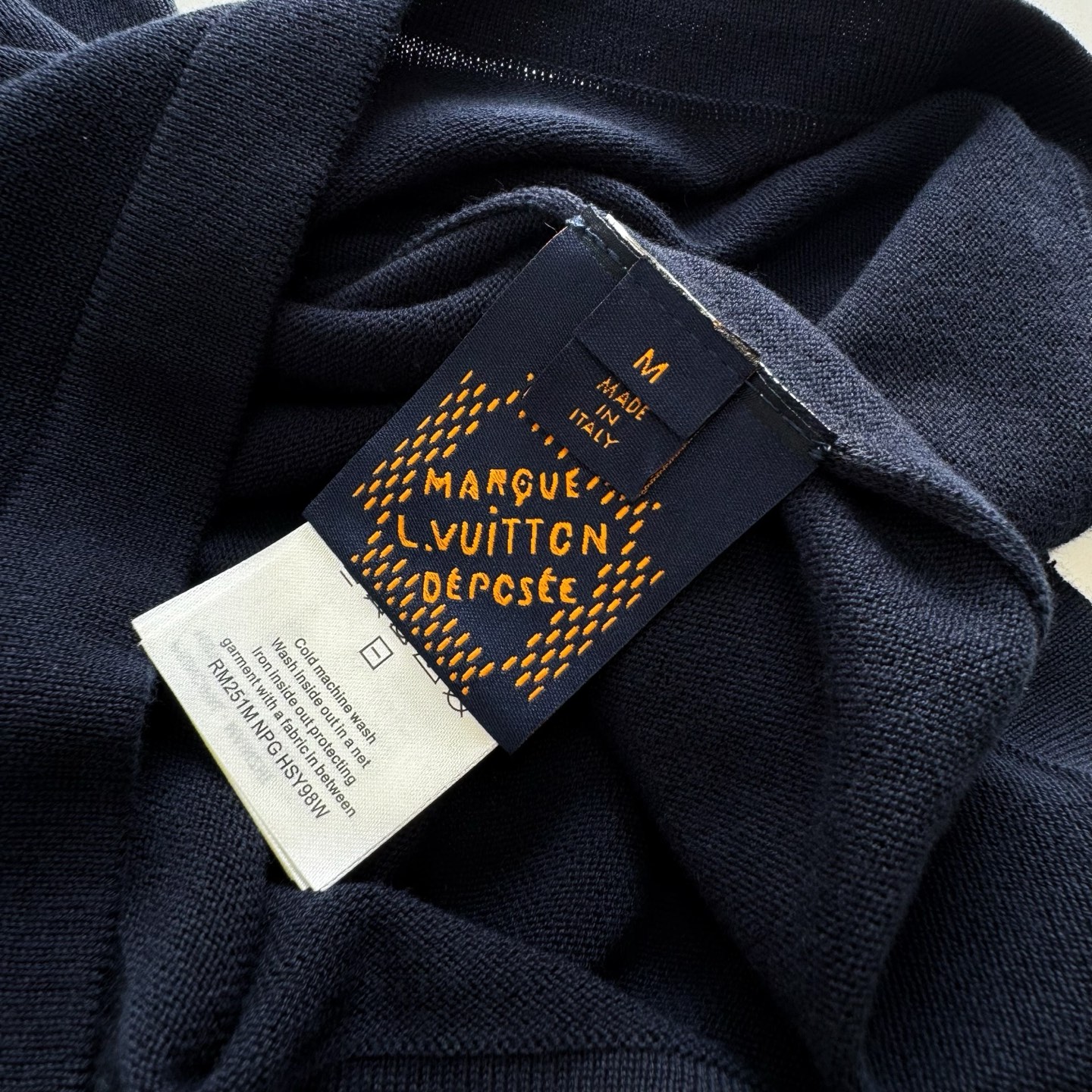 Louis Vuitton Men's Navy Crew Neck Short Sleeve T-Shirt Top Tee 9 i1746509033836 9695 0 8