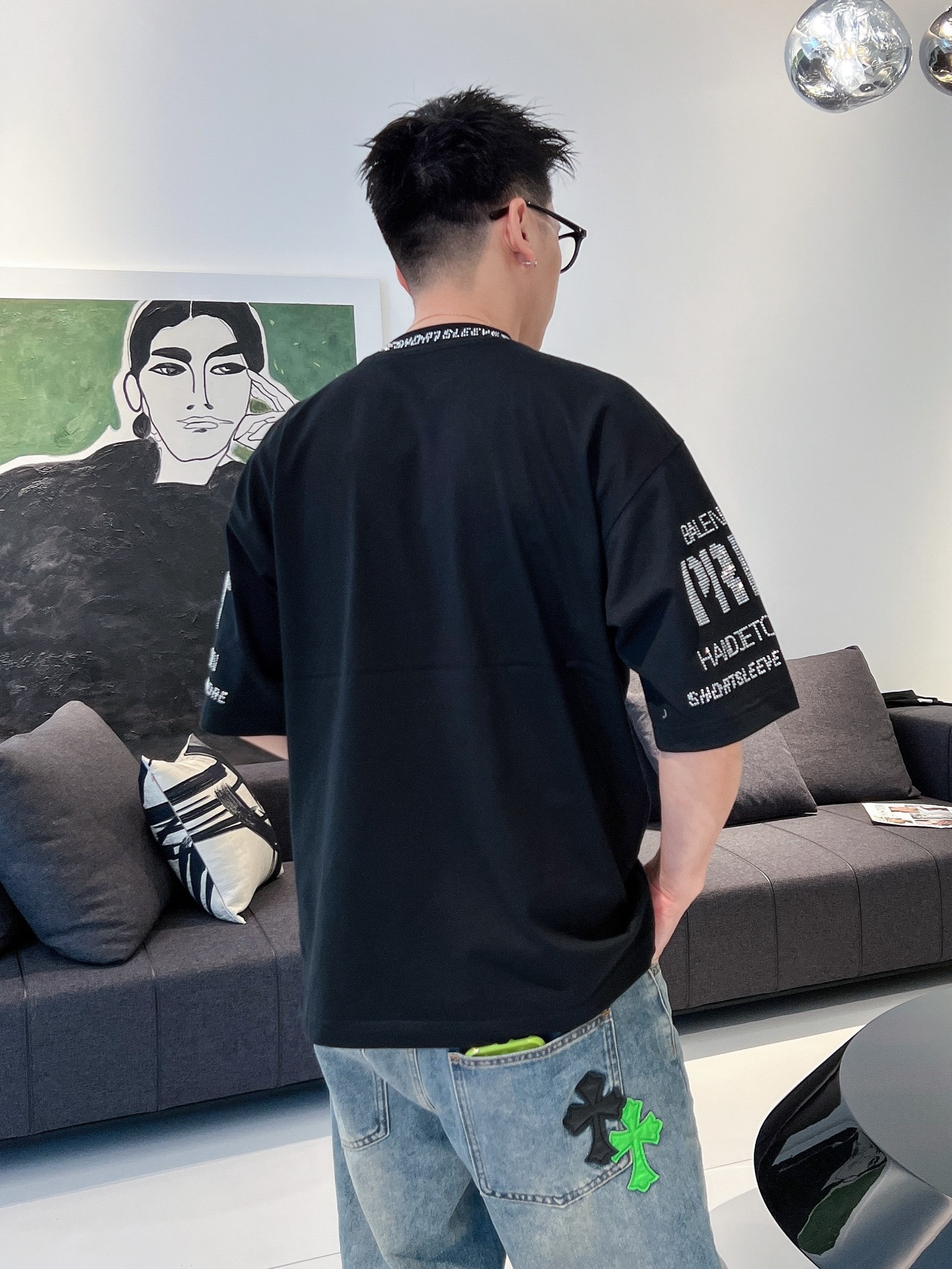 🆕巴黎世家🆕2025新工艺洗春夏新款首发专柜最新款短袖圆领T恤 官网同款 高端订制 设计前卫时尚！品牌l