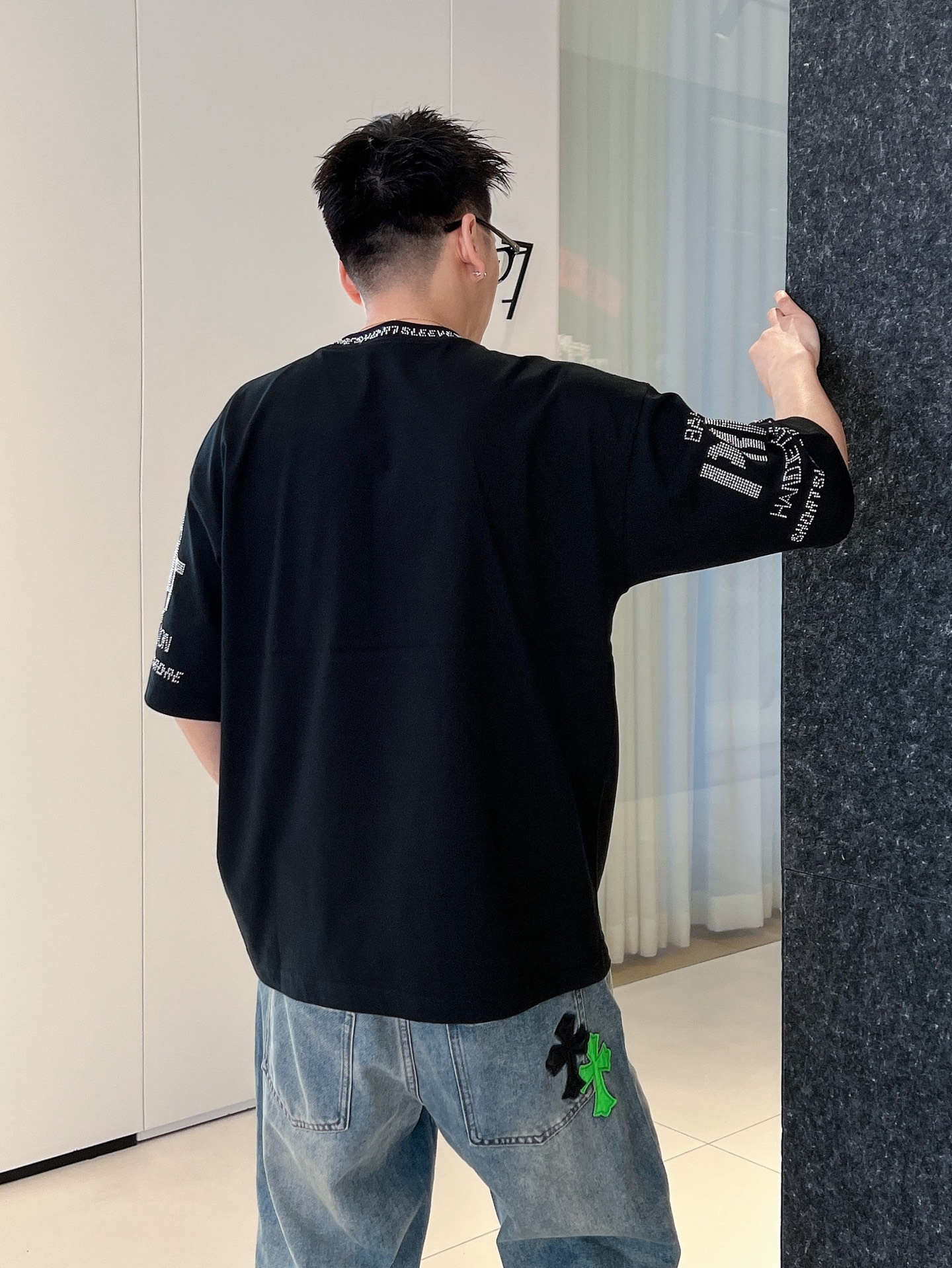 🆕巴黎世家🆕2025新工艺洗春夏新款首发专柜最新款短袖圆领T恤 官网同款 高端订制 设计前卫时尚！品牌l