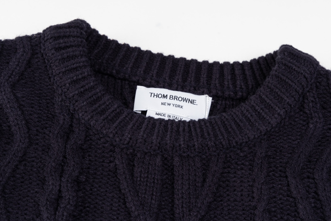 Cashmere Handbag with TBB-Shaped Round Collar Sweater: Customizable, Unisex, Various Sizes - 图片 5