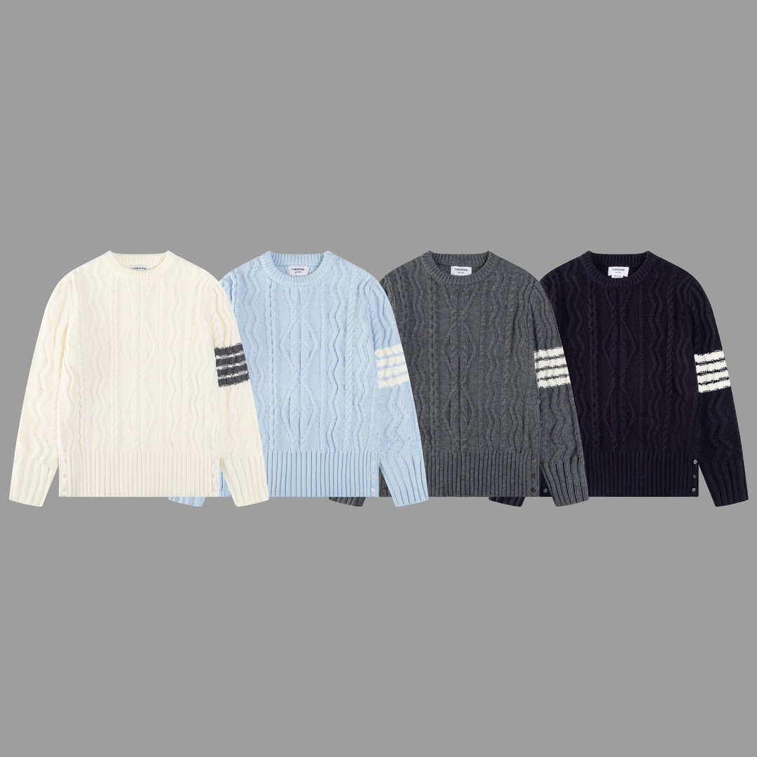 Cashmere Handbag with TBB-Shaped Round Collar Sweater: Customizable, Unisex, Various Sizes - 图片 4