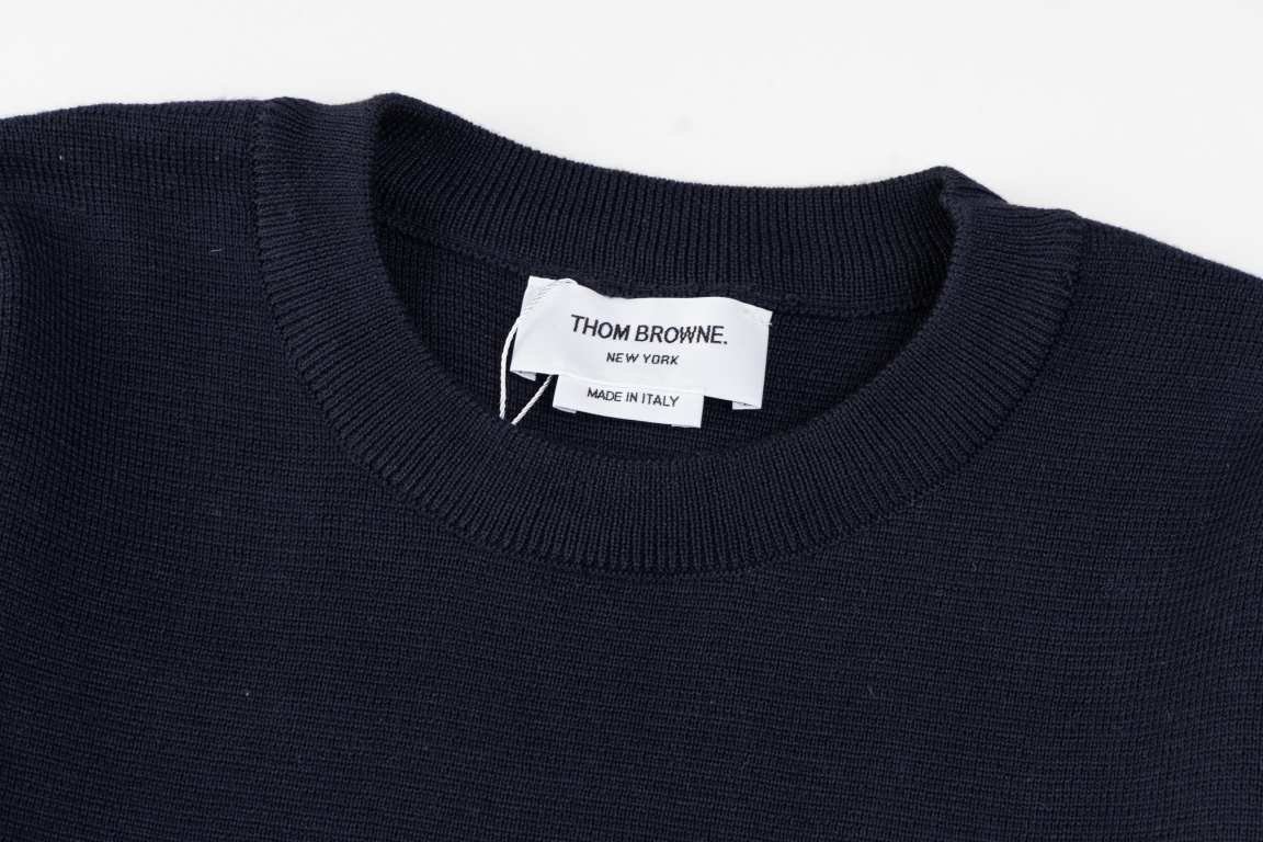 Luxury Cashmere Handbags: T-B Classic Four-Bard Sweater in Picture Color - 图片 5