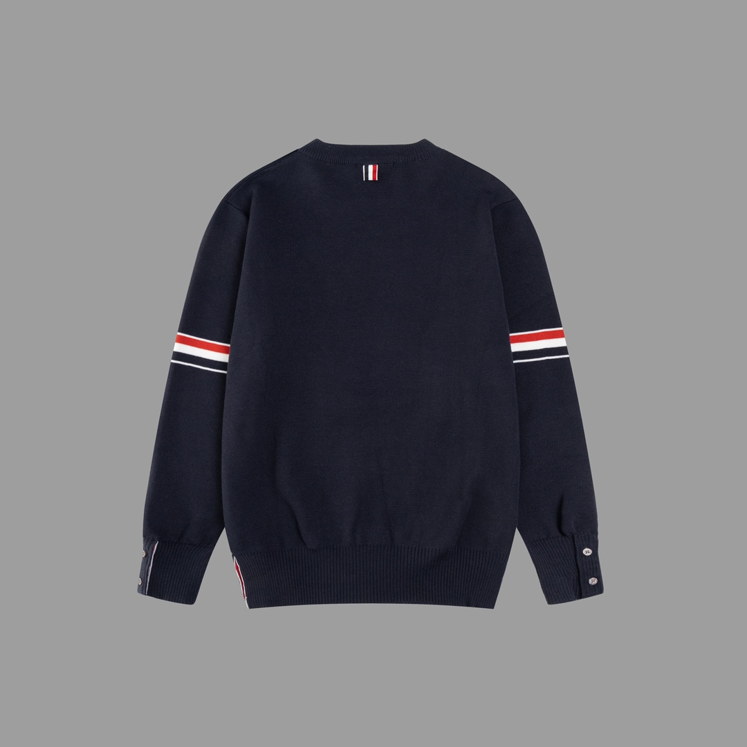 Cashmere Handbags with T-B Classic Crotch Sweater in Picture Color, Gender-Neutral. - 图片 3