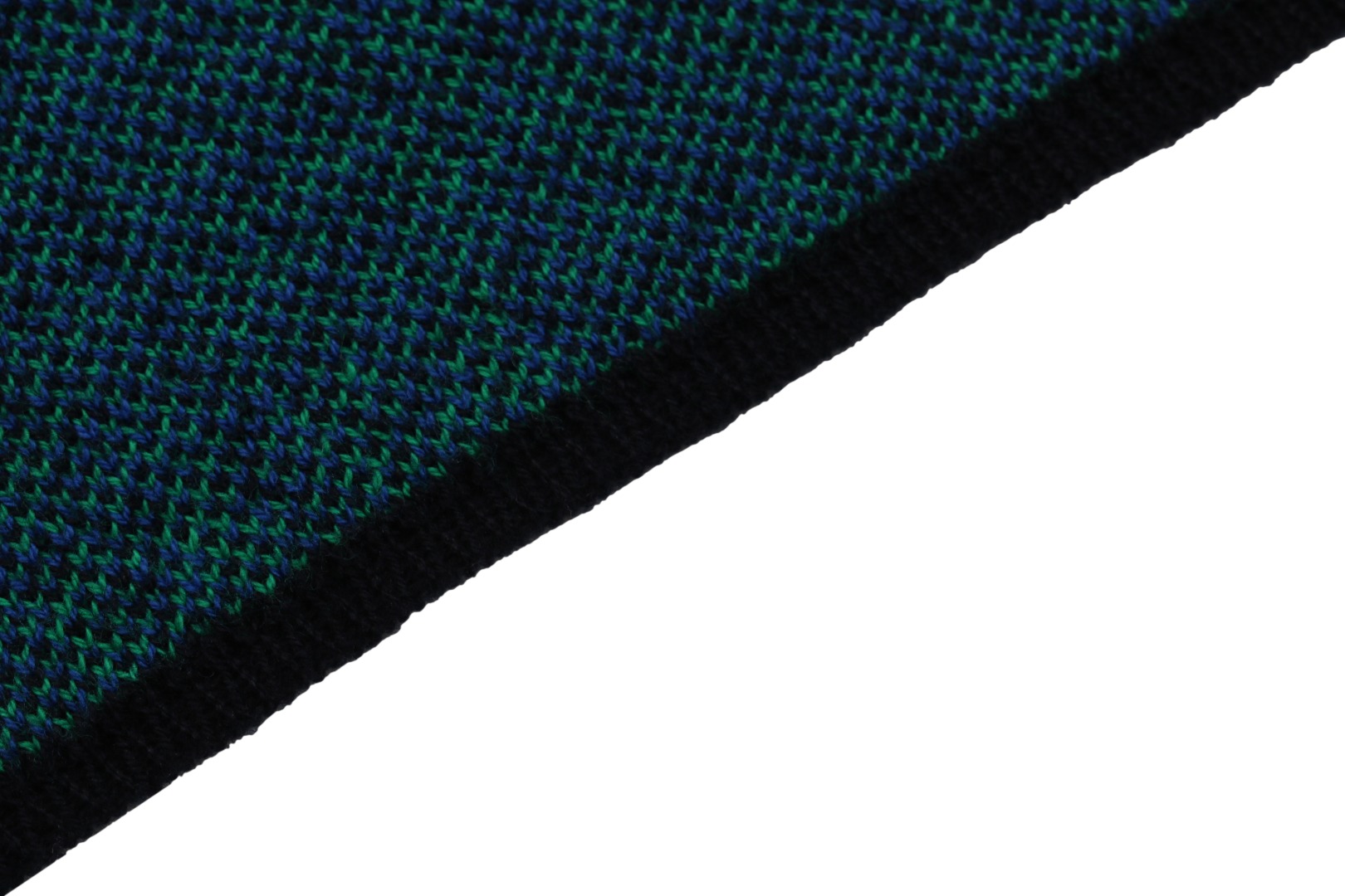 1v 24ss 棋盘格毛织字母提花短袖