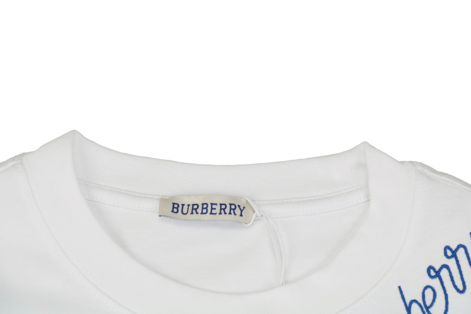 Burberry/博柏利 25ss 领口bbr签名字母短袖