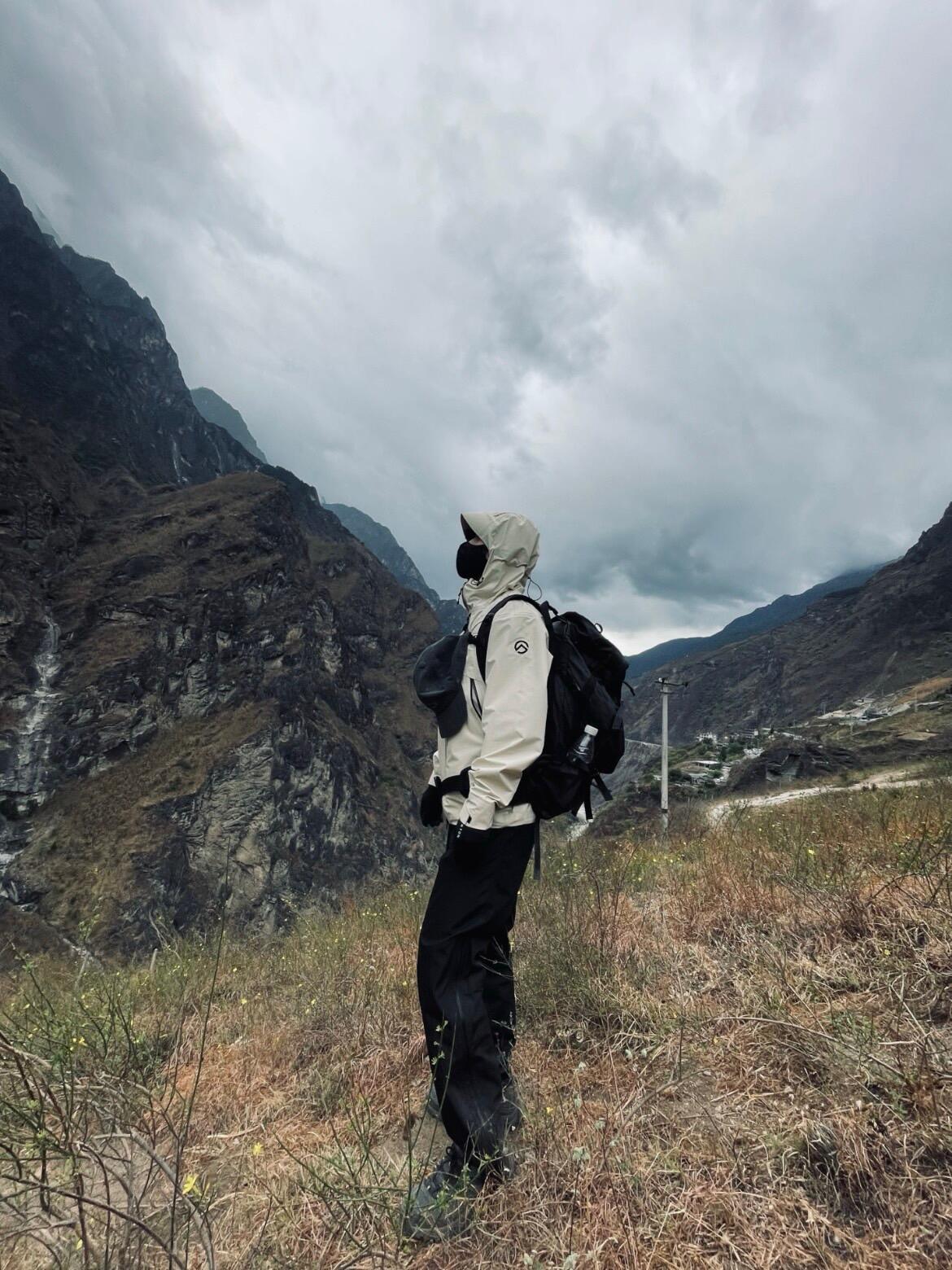 The North Face/北面 24Fw FELIX巅峰压胶冲锋衣外套 上身效果#