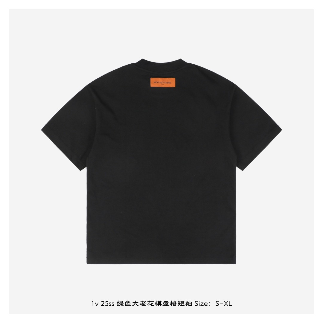 1v 25ss 绿色大老花棋盘格短袖-Chinese UA Cheap High Quatity Brand Clothes Bags handbags Sneakers wholesale wholesaler seller from China Factory suppliers Fashion Clothing Shoes best Quality Beautiful Price 1v 25ss 绿色大老花棋盘格短袖