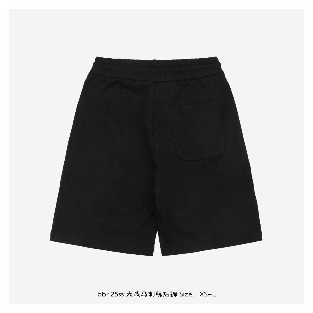 Burberry/博柏利 25ss 大战马刺绣短裤