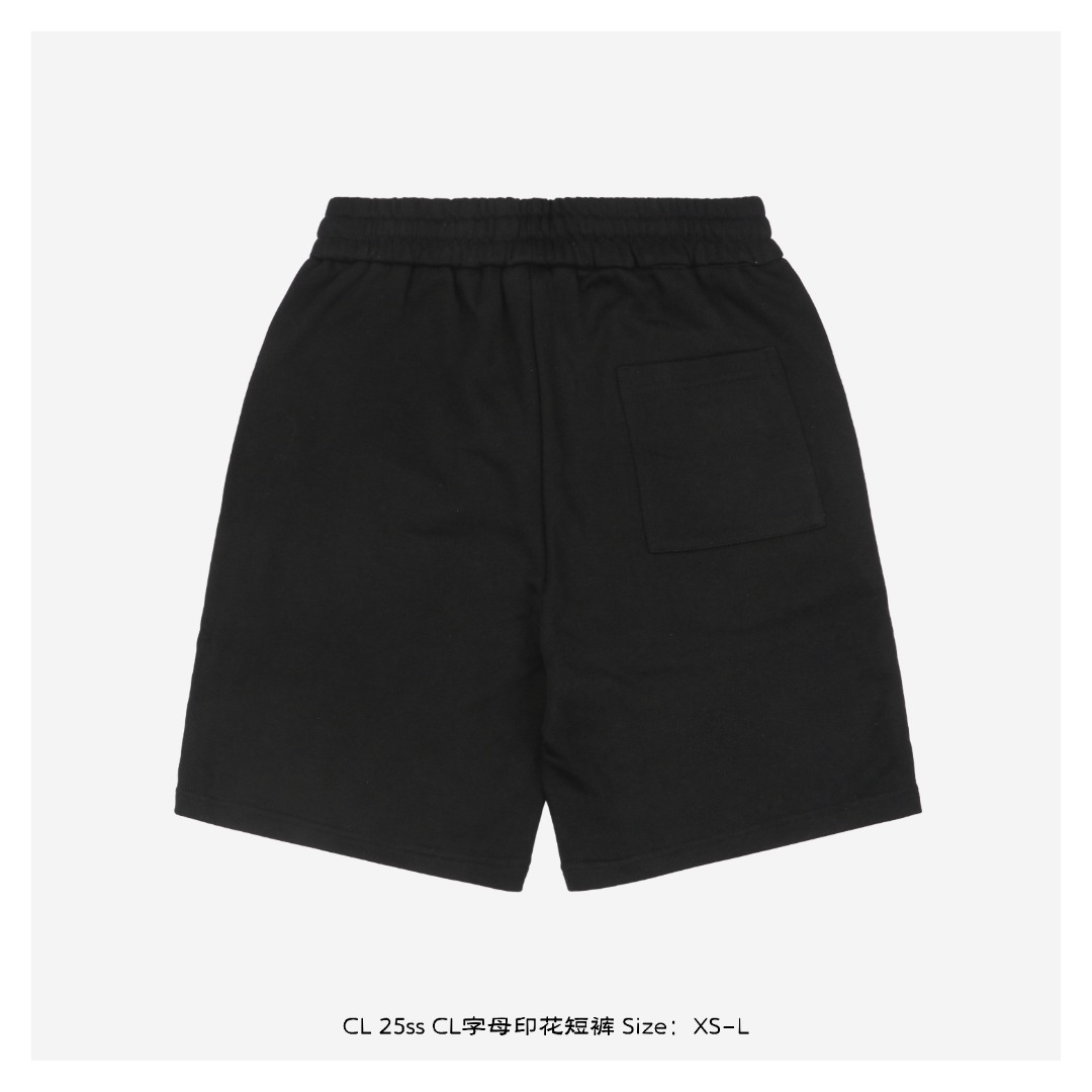 Cèline/赛琳 25ss CL字母印花短裤