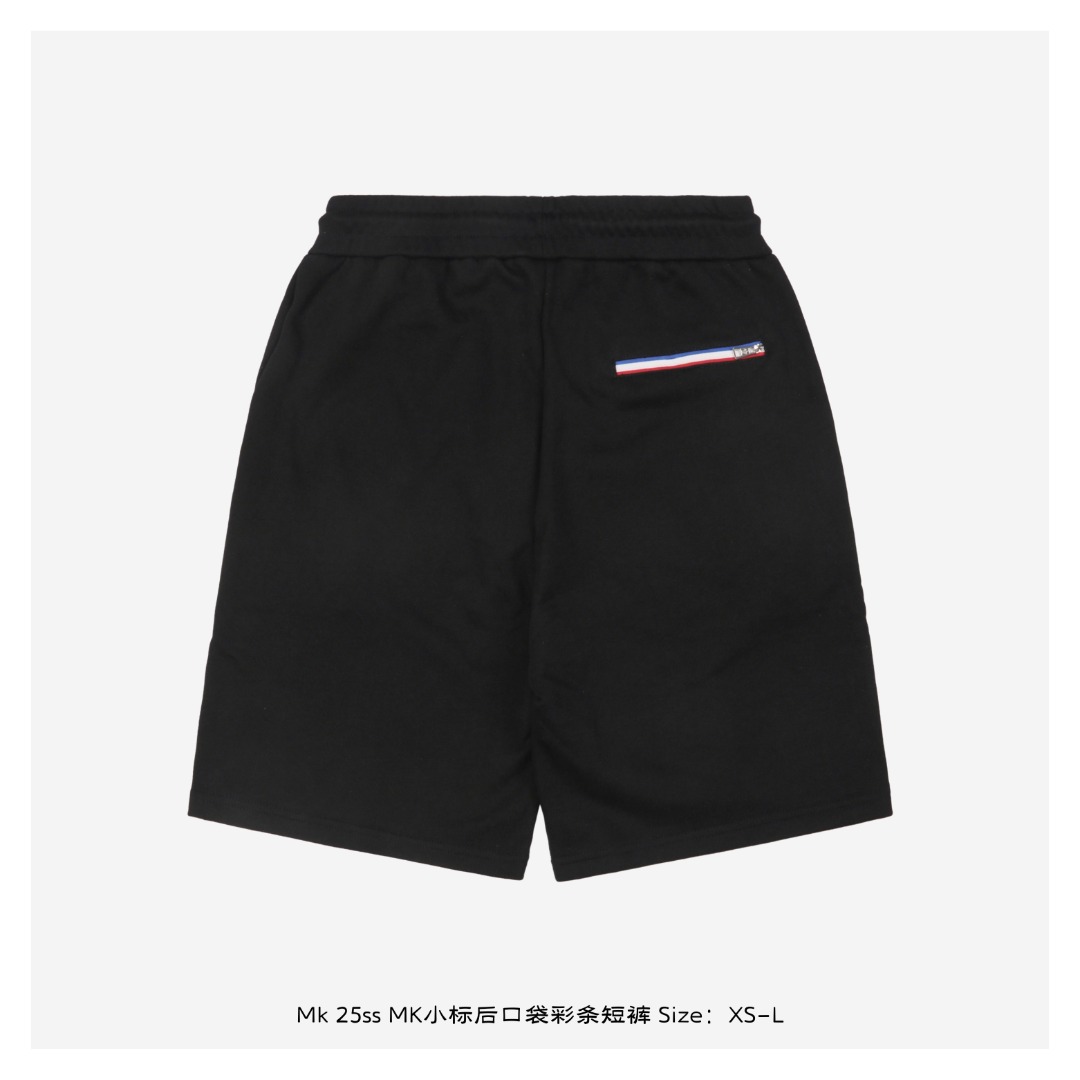 Moncler/蒙口 25ss MK小标后口袋彩条短裤