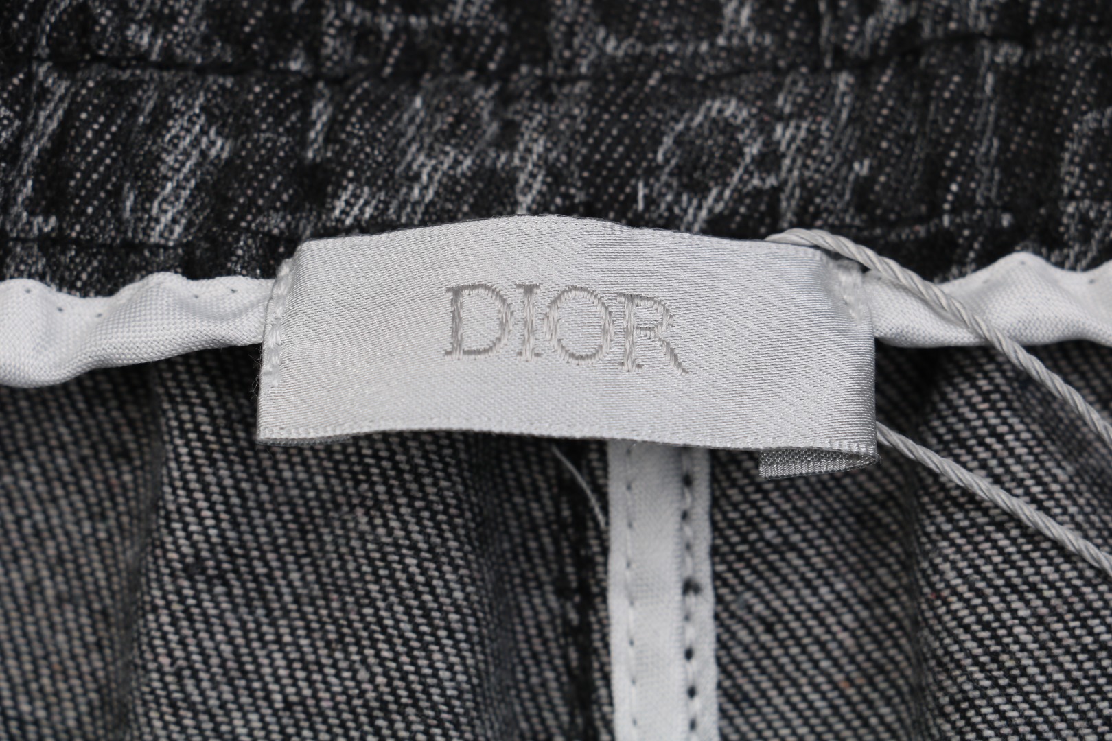 Dior/迪奥 25ss 满印做旧Dio字母牛仔短裤