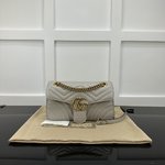 Gucci Luxury
 Crossbody & Shoulder Bags Grey Light Gray Rose