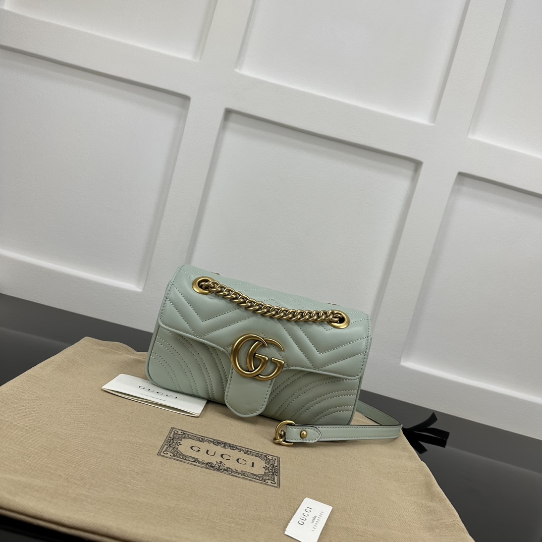 Gucci Crossbody & Shoulder Bags Green Rose