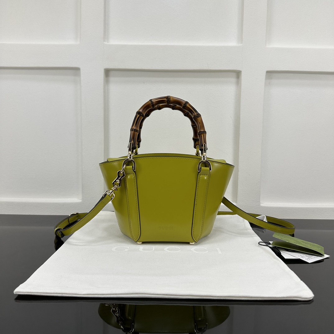 GUCCI's new top-quality original cowhide, original hardware, real photos, officially on sale 805832 fruit green/(sheepskin lining) size: W16 (27)