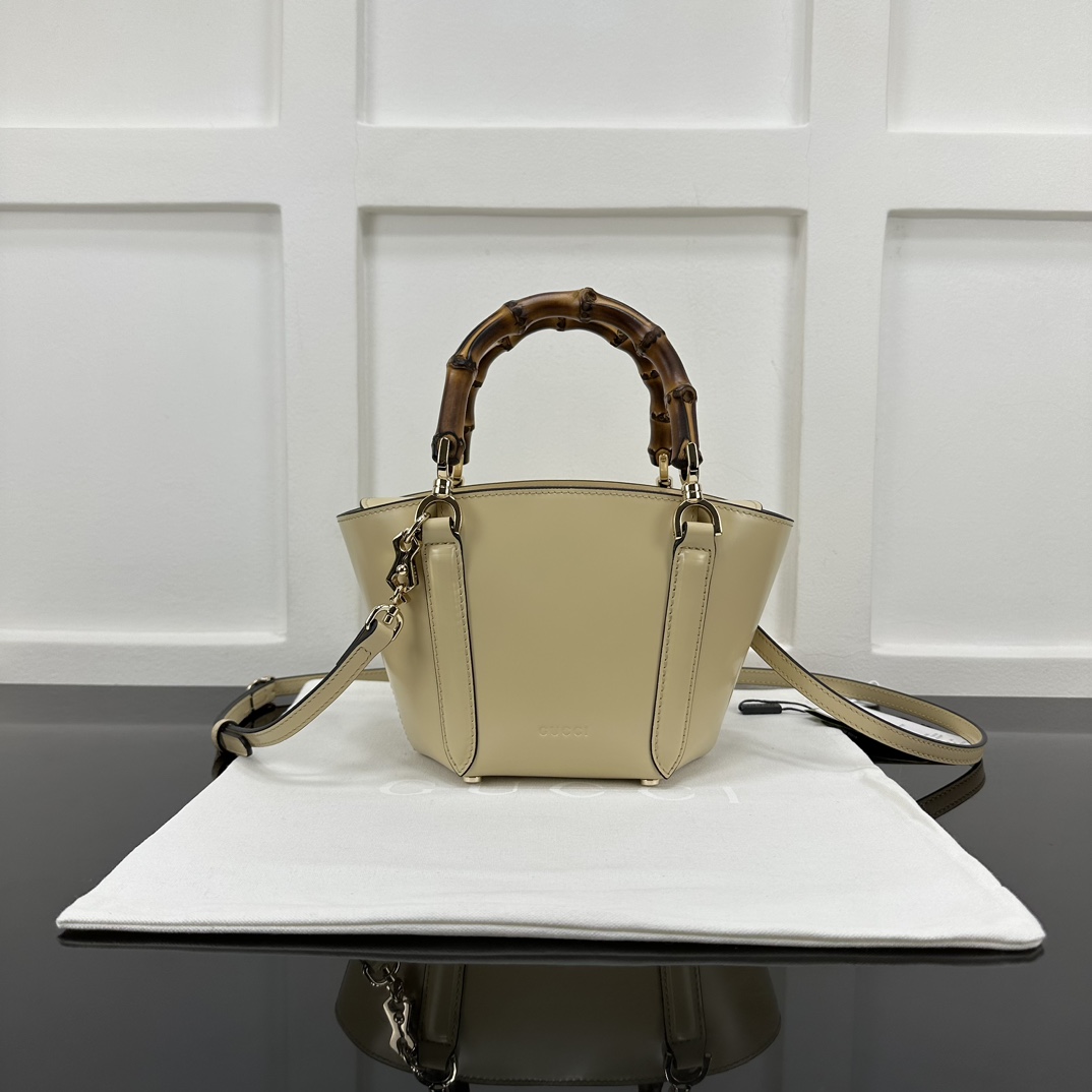 GUCCI's new top-quality original cowhide, original hardware, real photos, officially on sale 805832 beige/(sheepskin lining) size: W16 (27) xH14x