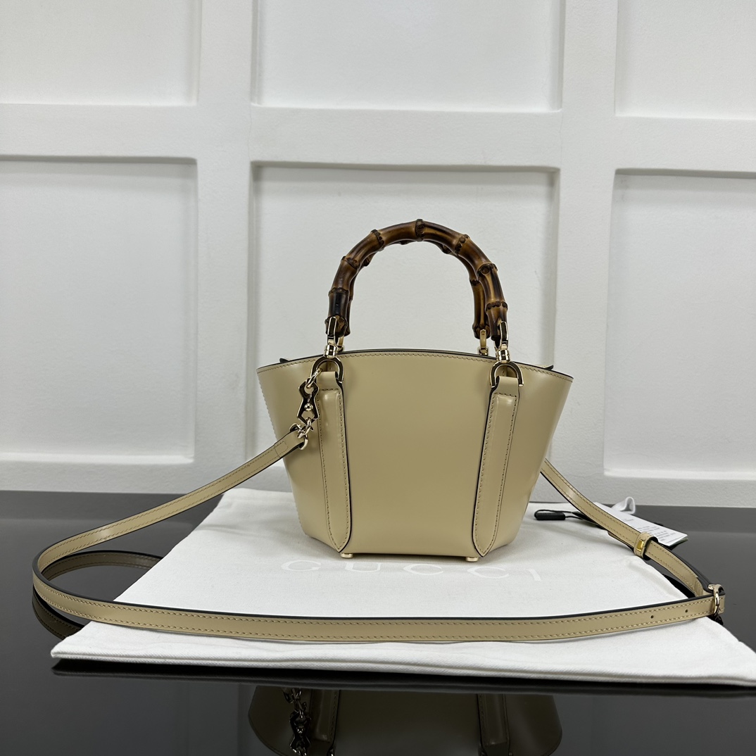 GUCCI's new top-quality original cowhide, original hardware, real photos, officially on sale 805832 beige/(sheepskin lining) size: W16 (27) xH14x