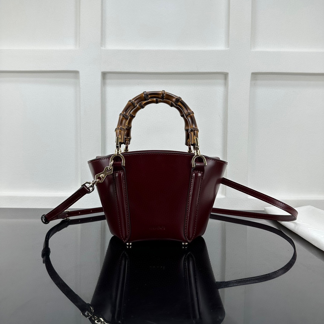 GUCCI's new top-quality original cowhide, original hardware, real photos, officially on sale 805832 Ancora Red/(Sheepskin Lining) Size: W16 (27)