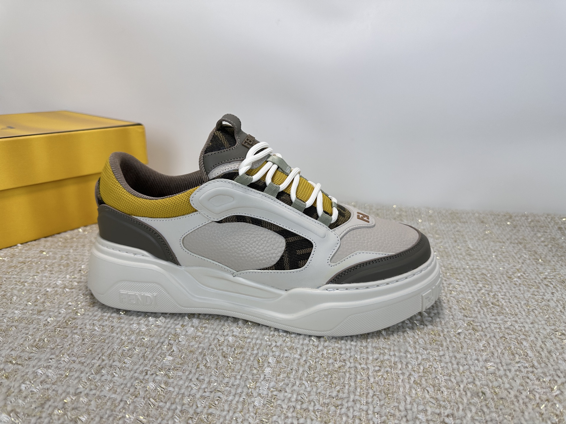 Fendi Style Leather Men's Shoes Lookbook Reference image 1