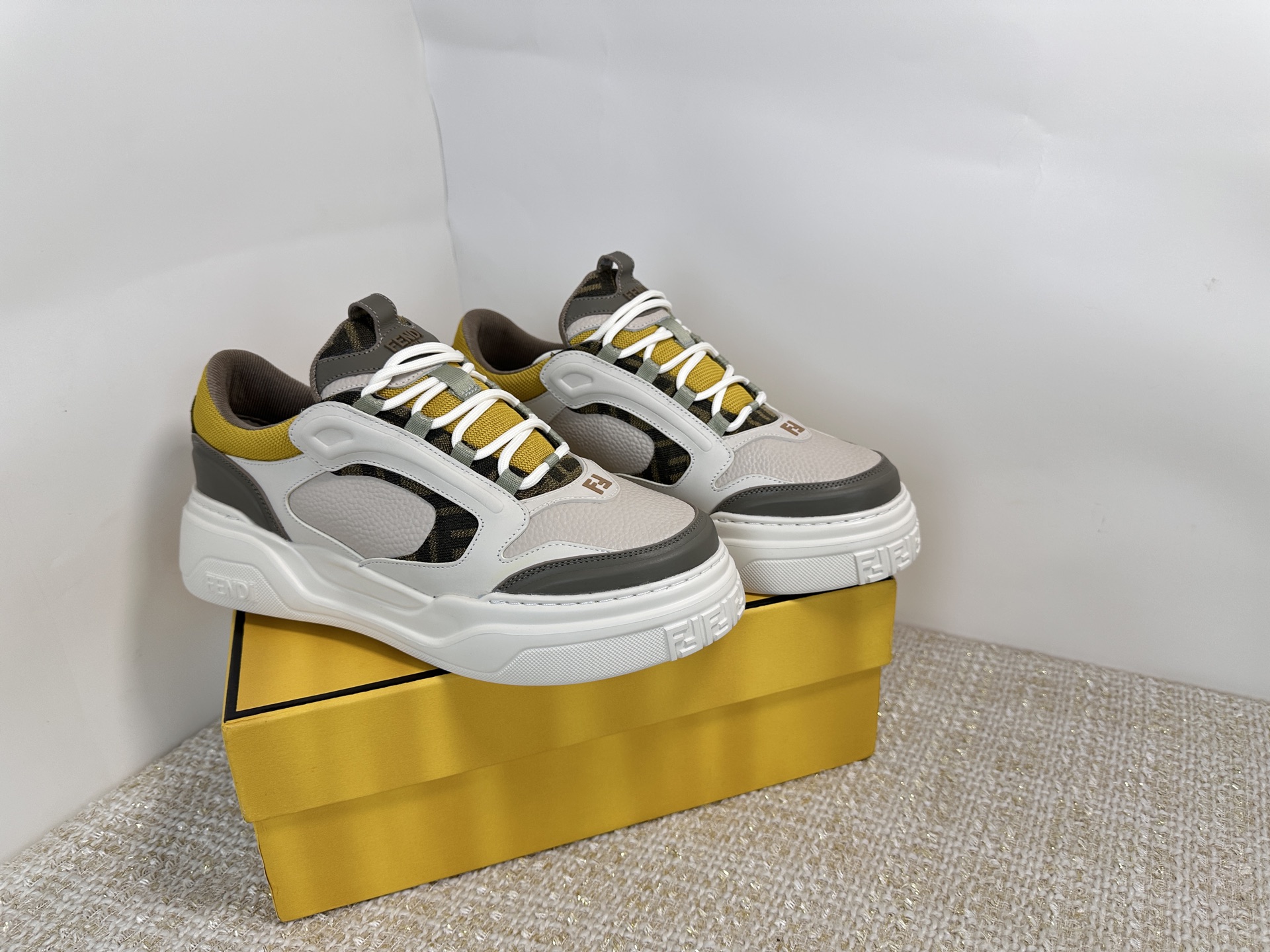 Fendi Style Leather Men's Shoes Lookbook Reference image 2