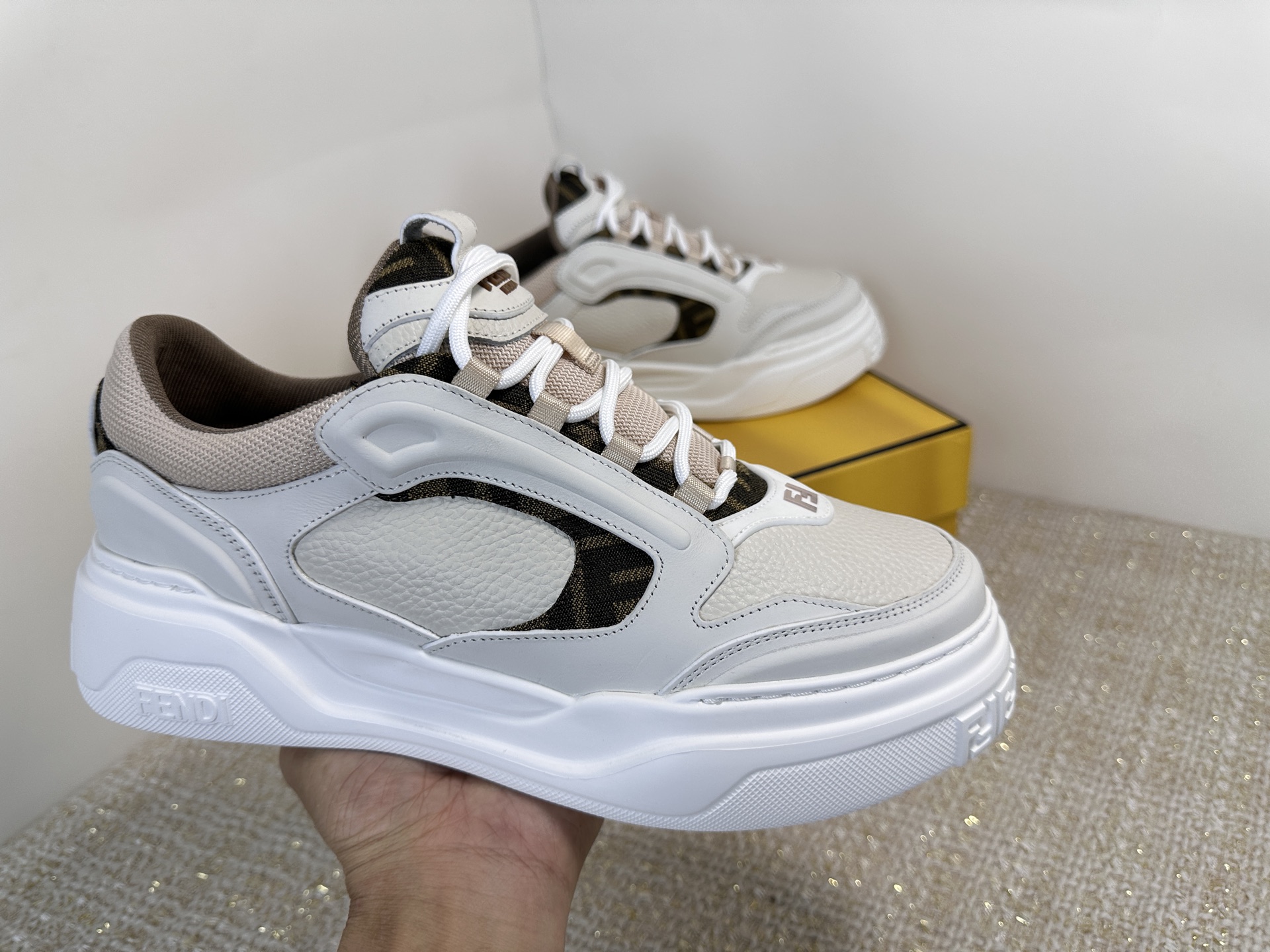 Fendi Style Leather Men's Shoes Lookbook Reference image 1