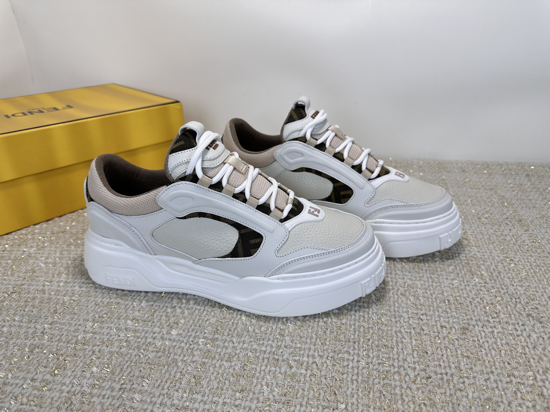 Fendi Style Leather Men's Shoes Lookbook Reference image 2