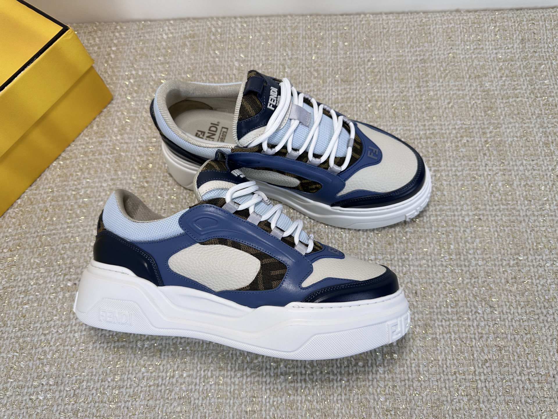Fendi Style Leather Men's Shoes style reference detail image 5 from source 781825
