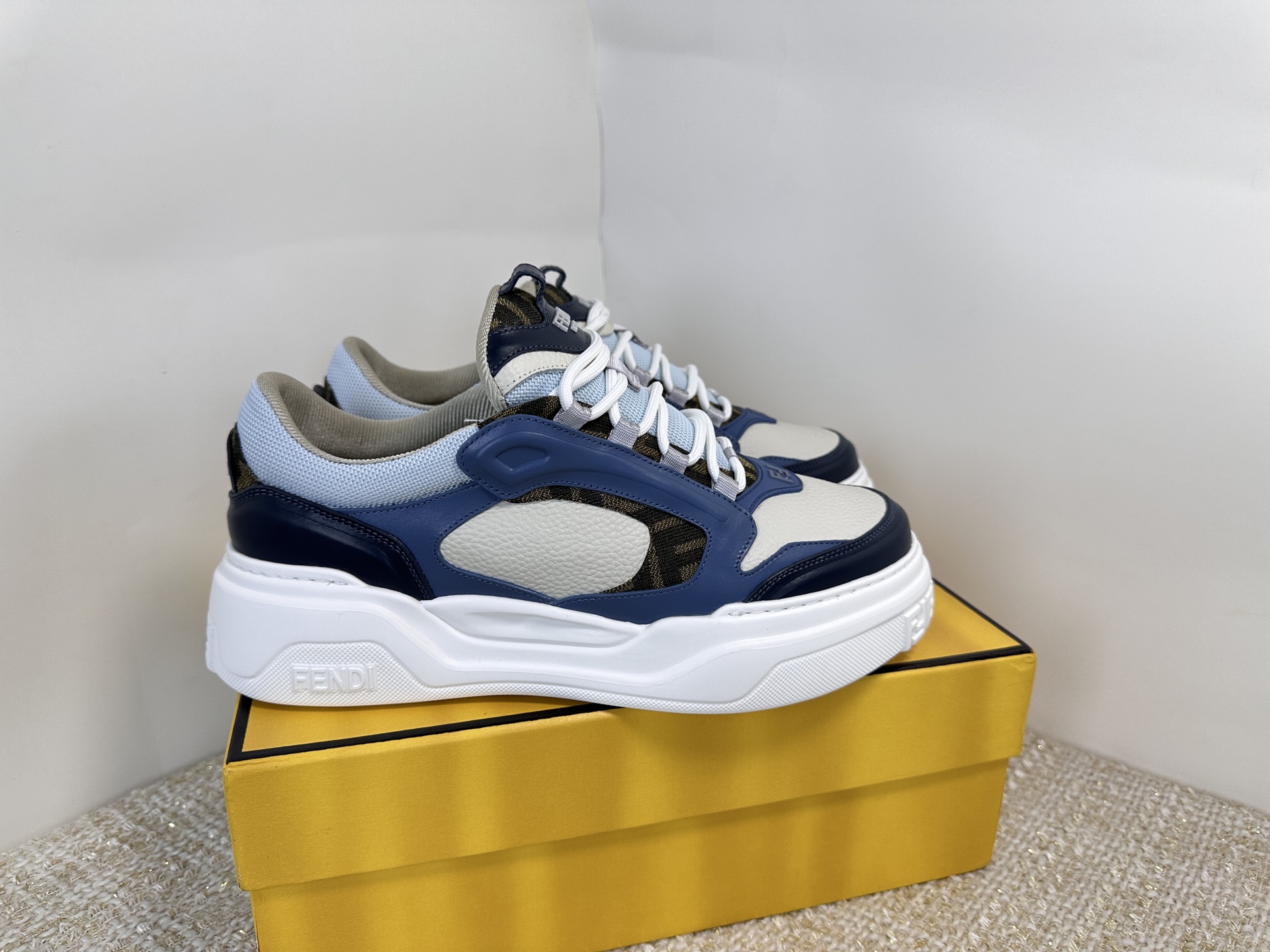 Fendi Style Leather Men's Shoes Lookbook Reference image 1
