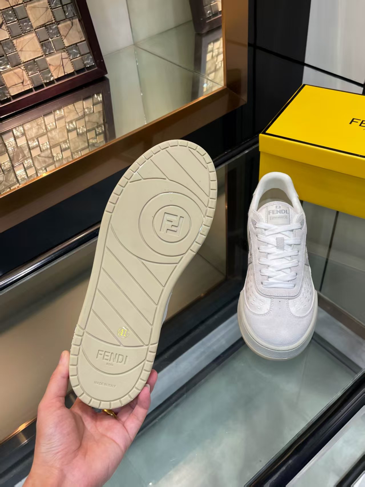Fendi Match Sneakers - Designer Couple's Casual Sports Shoes - New 2025 Collection 4 a1750347529882 4360