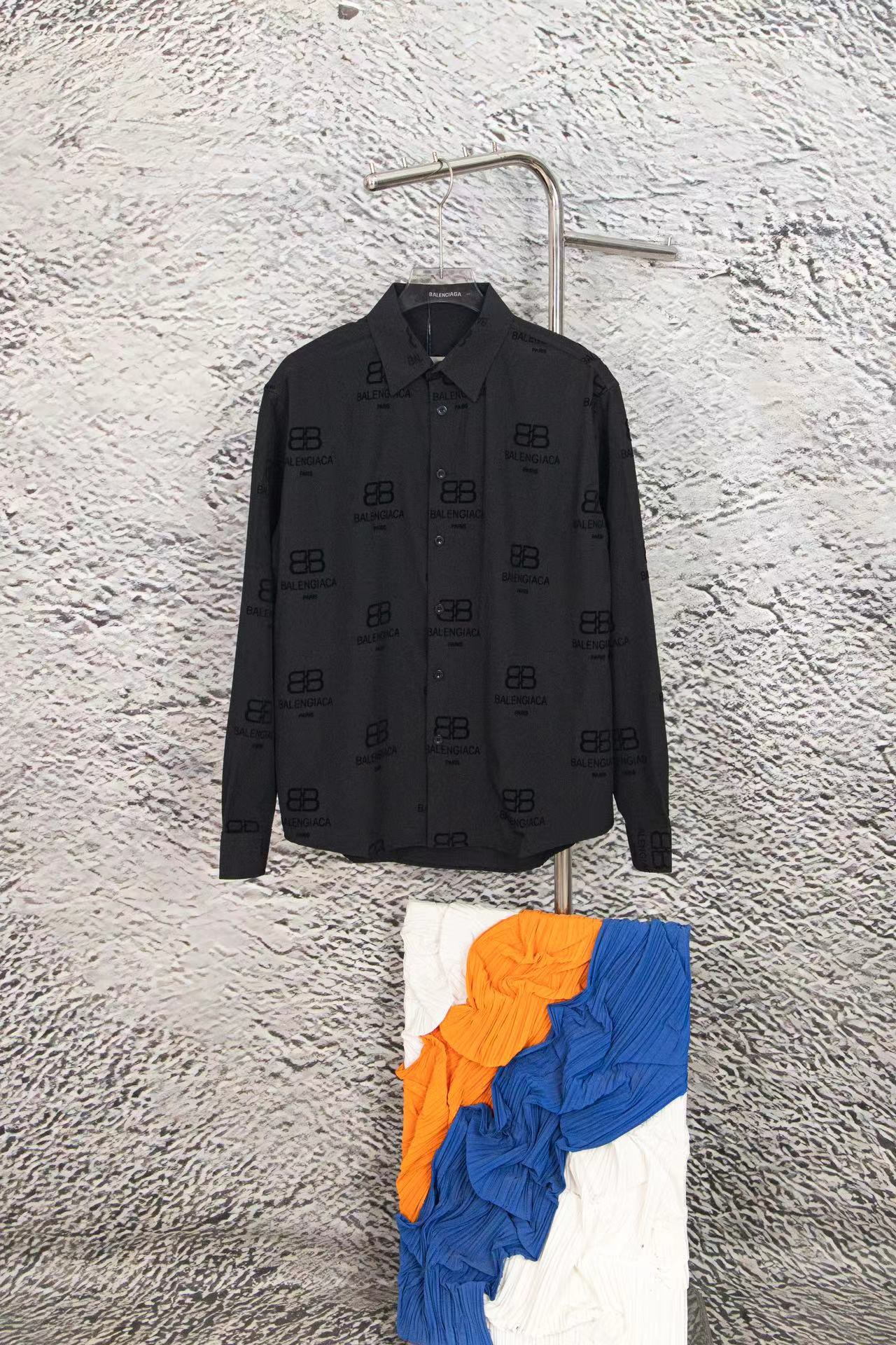 Balenciaga Clothing Shirts & Blouses Lattice Unisex Cotton Fashion