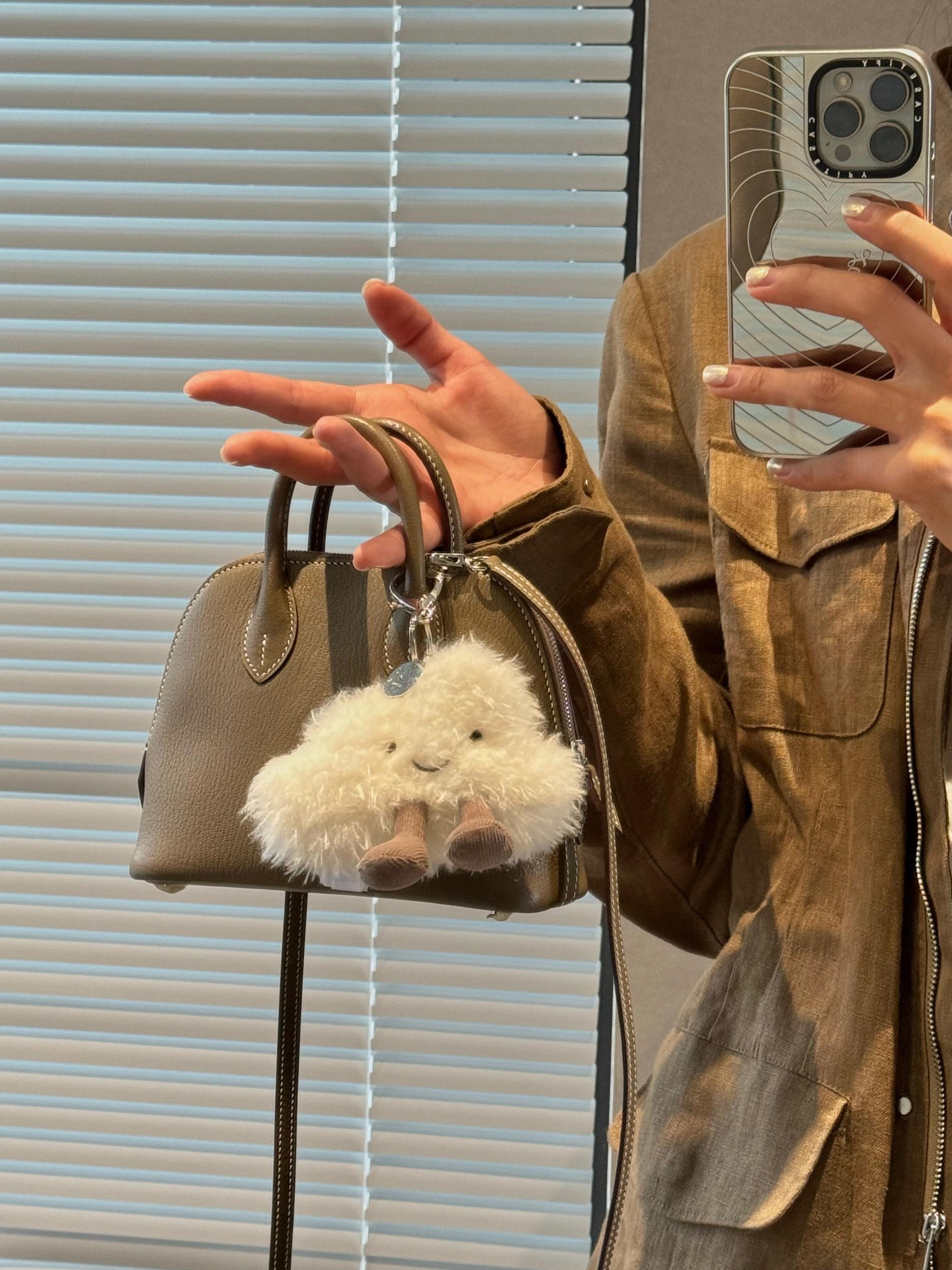 Hermès Share a cute little one, goatskin is durable.