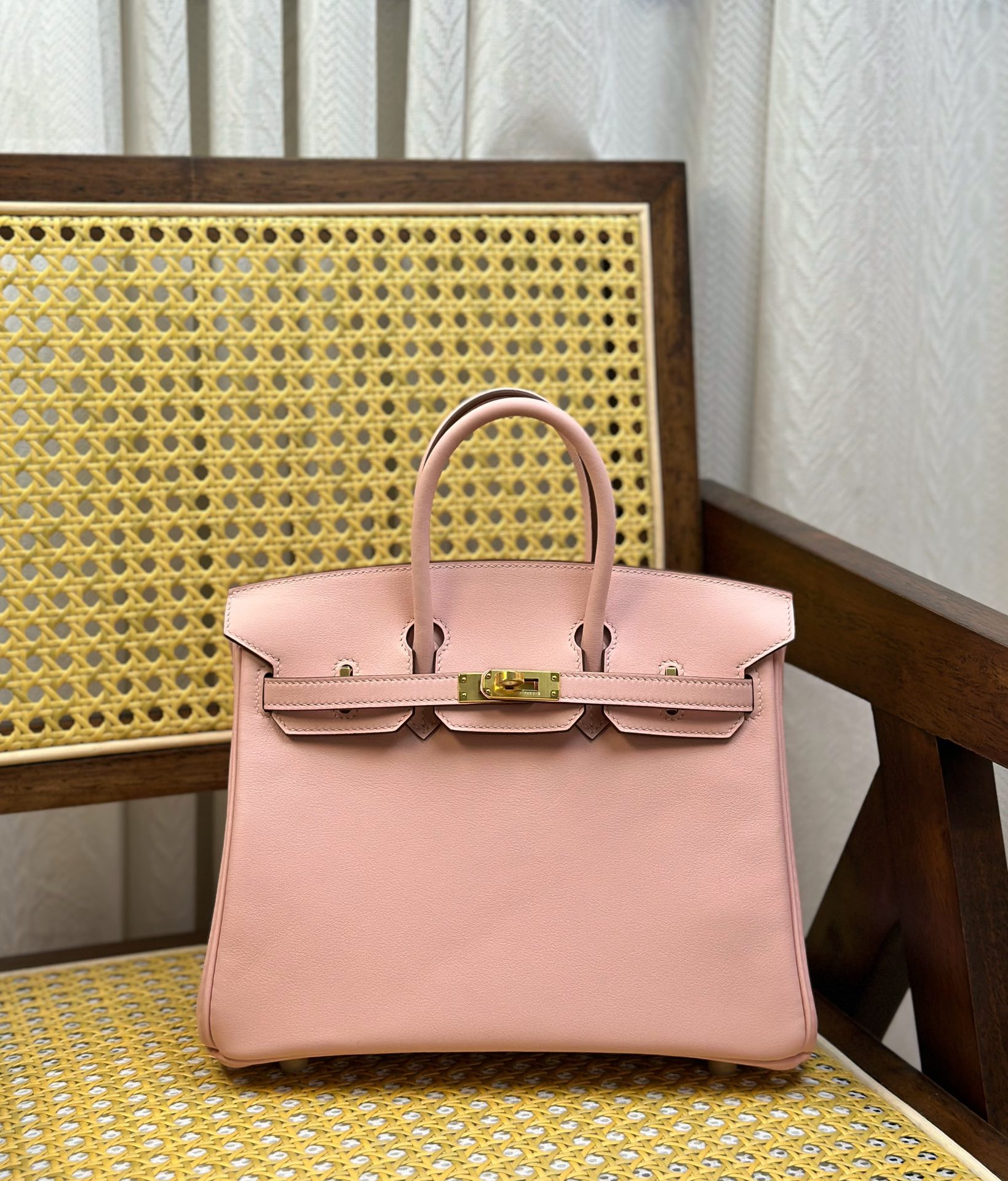 Hermes Birkin Borse Borsette Rosa Hardware oro