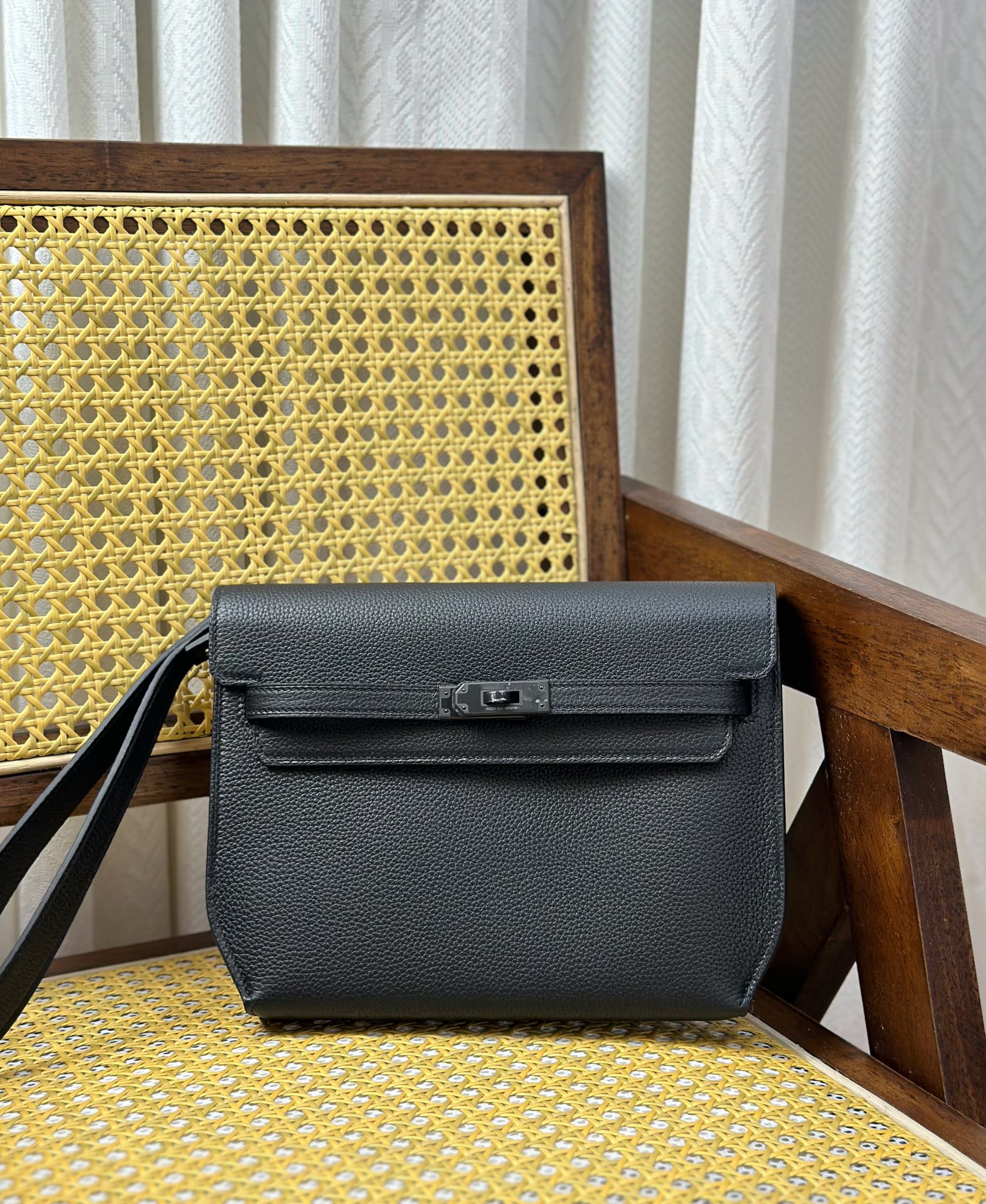 Hermes Kelly Borsette Borse Crossbody & Borse a Tracolla Nero